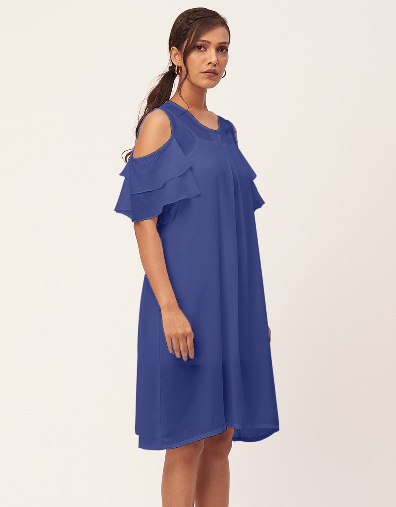 Cold Shoulder Shift Dress