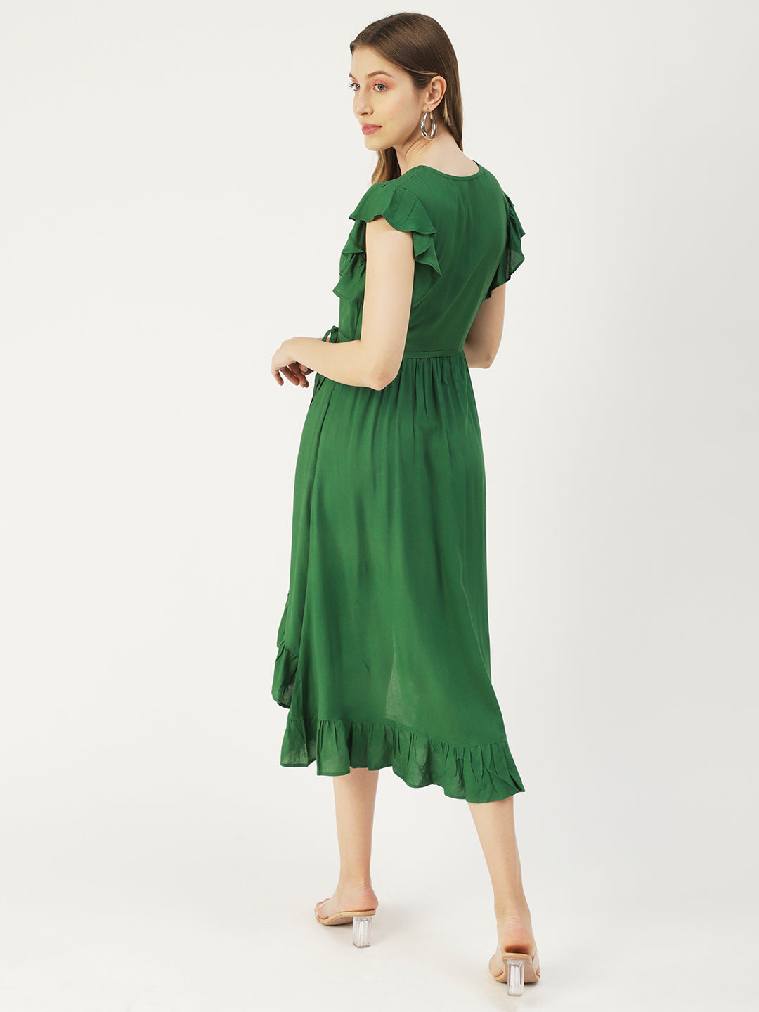 Viscose Short Sleeves Dress
