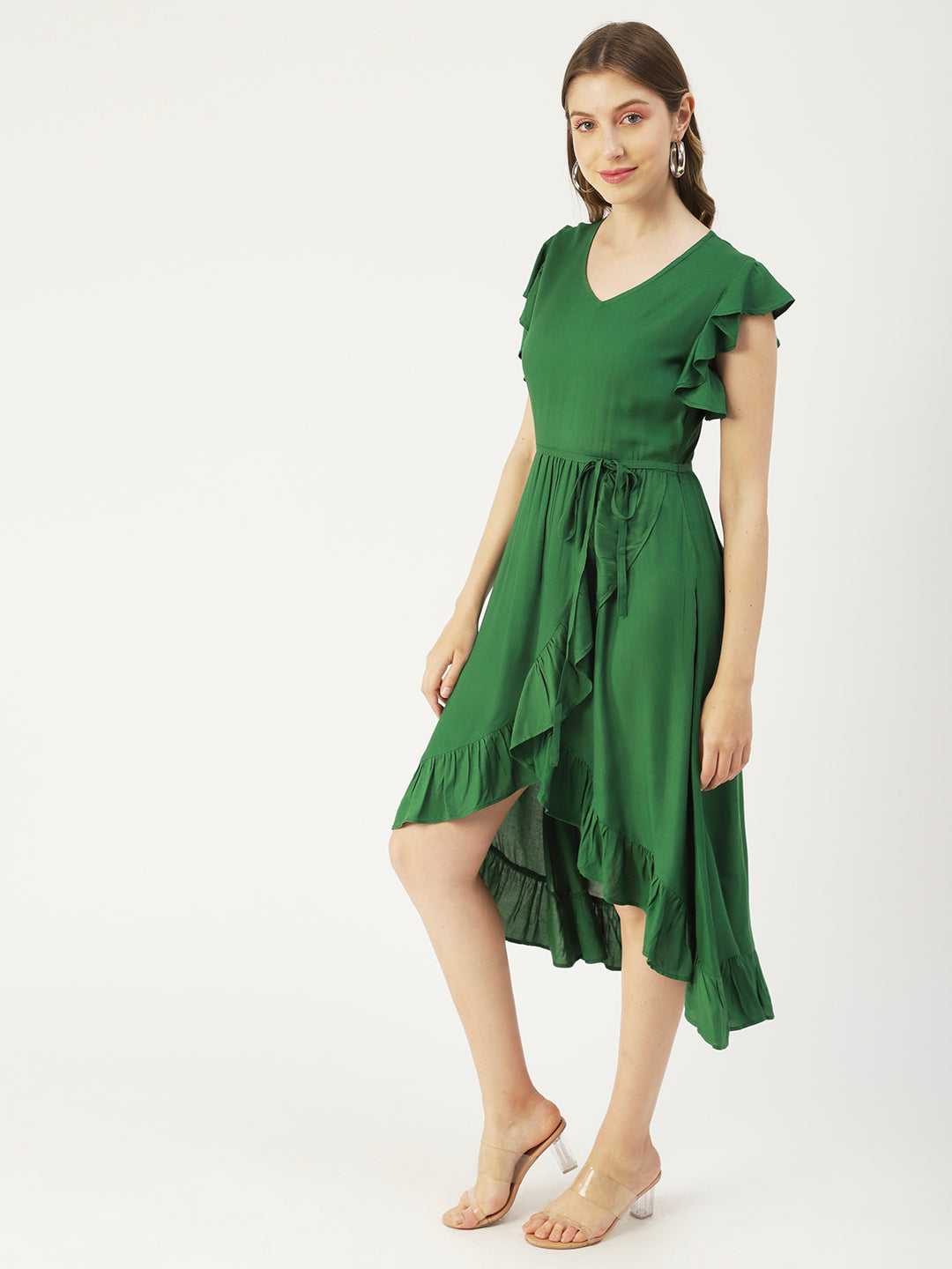 Viscose Short Sleeves Dress