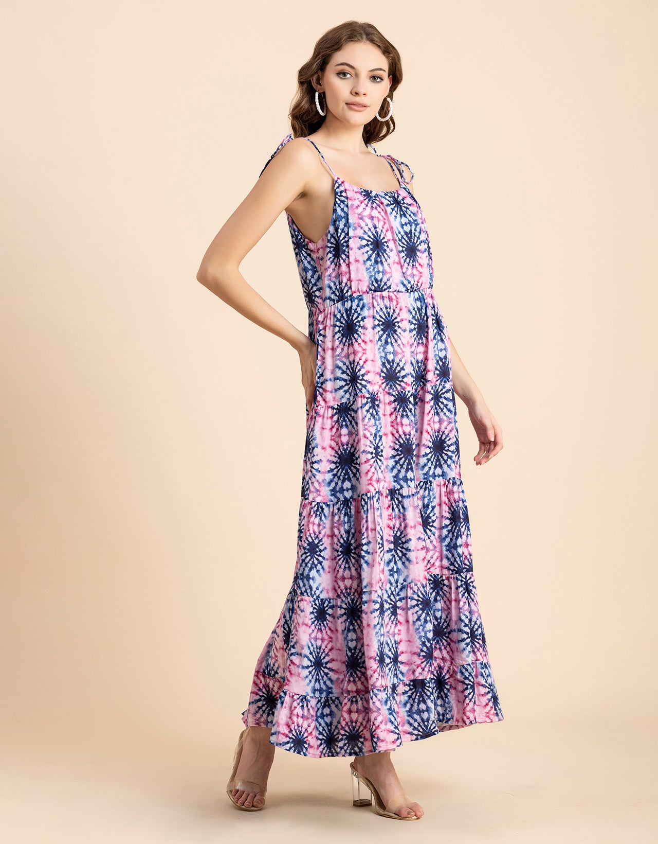 Tiered Tie Dye Dress