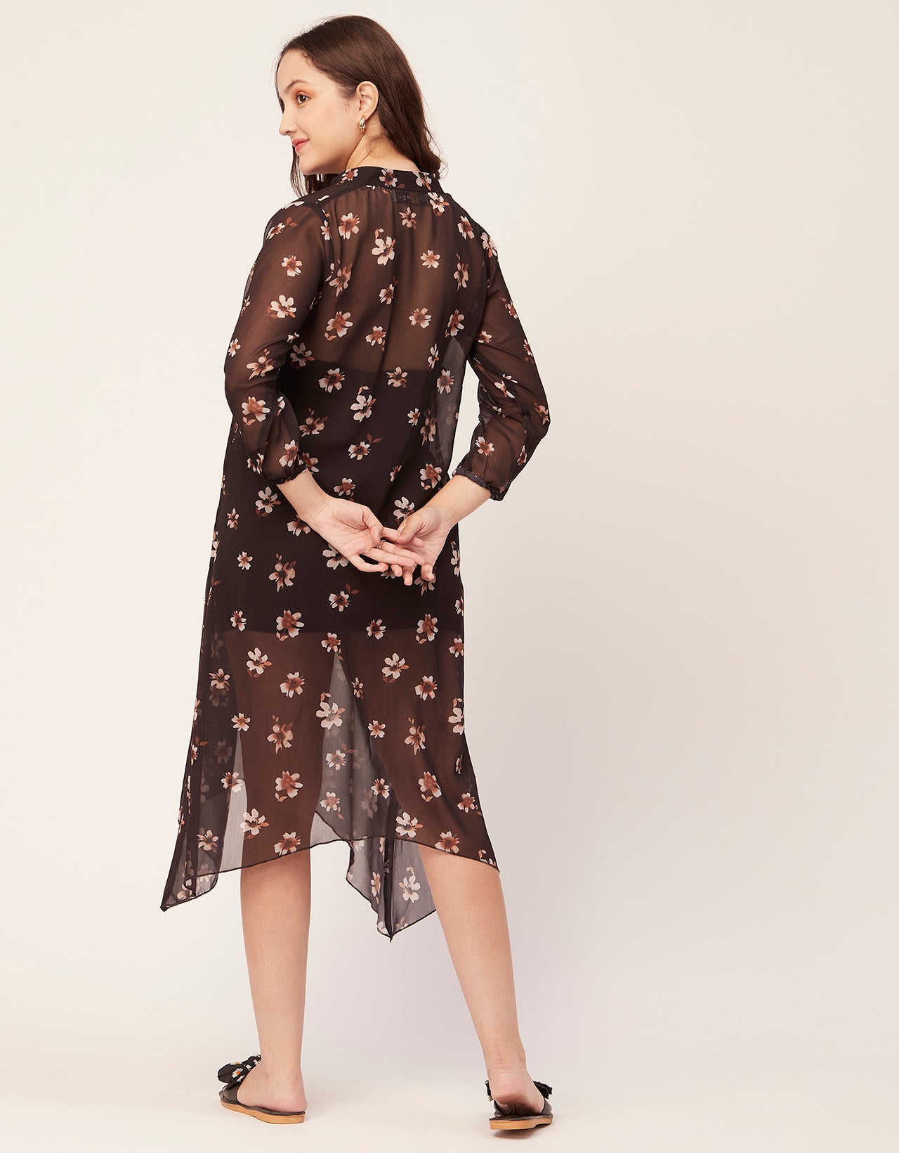 Long Sheer Vacation Dress