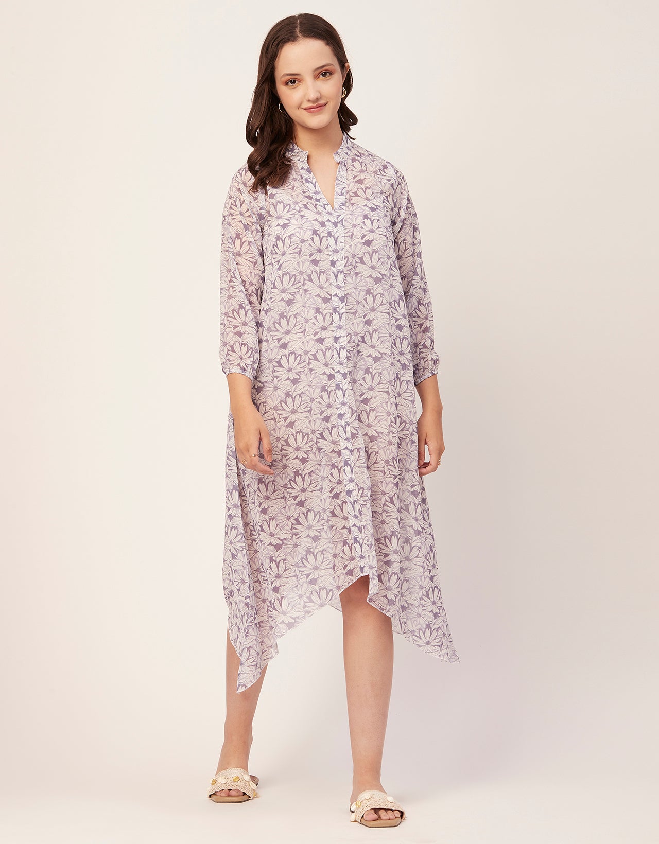 Long Sheer Vacation Dress