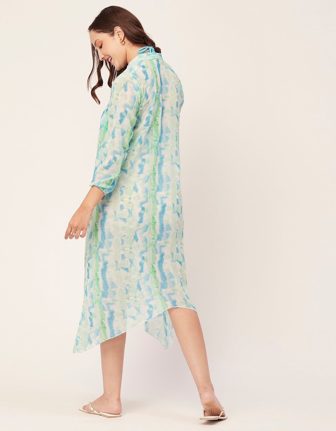 Long Sheer Vacation Dress