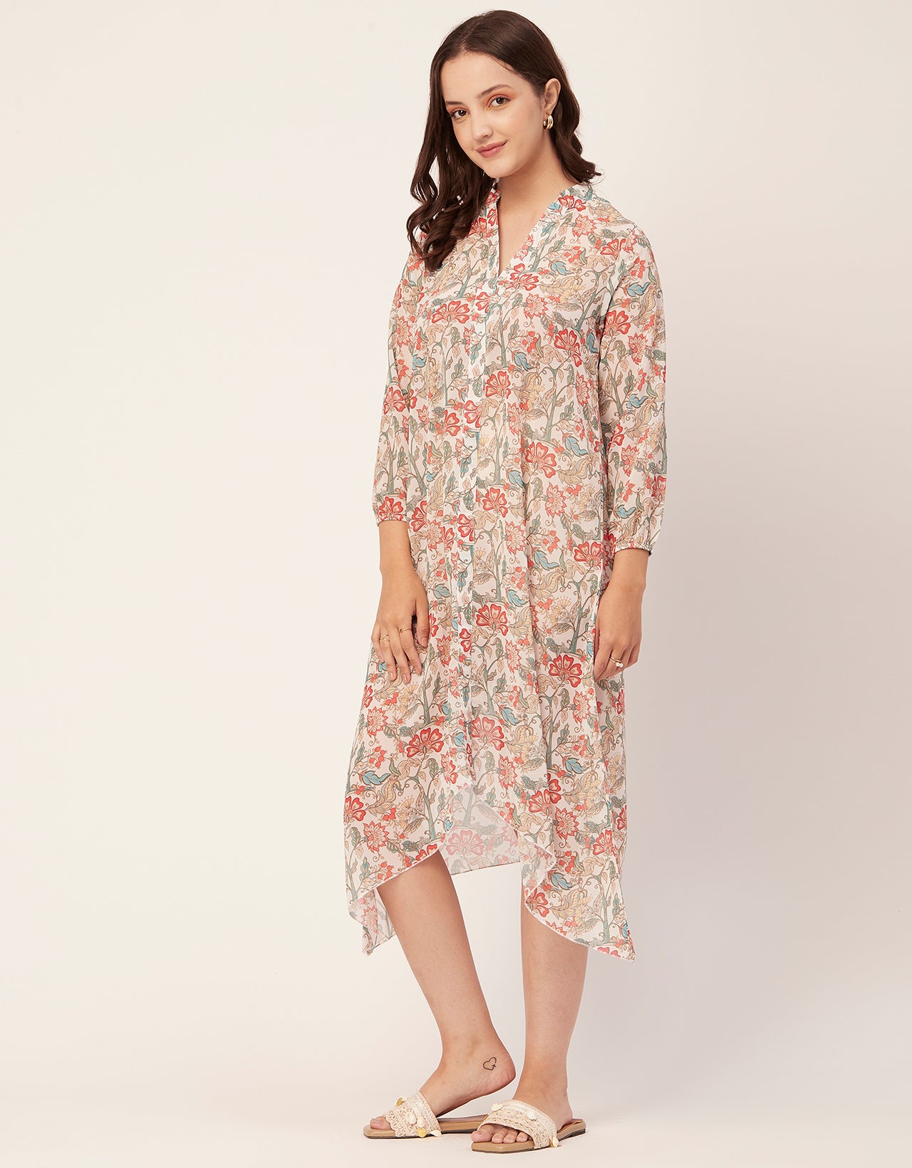 Long Sheer Vacation Dress