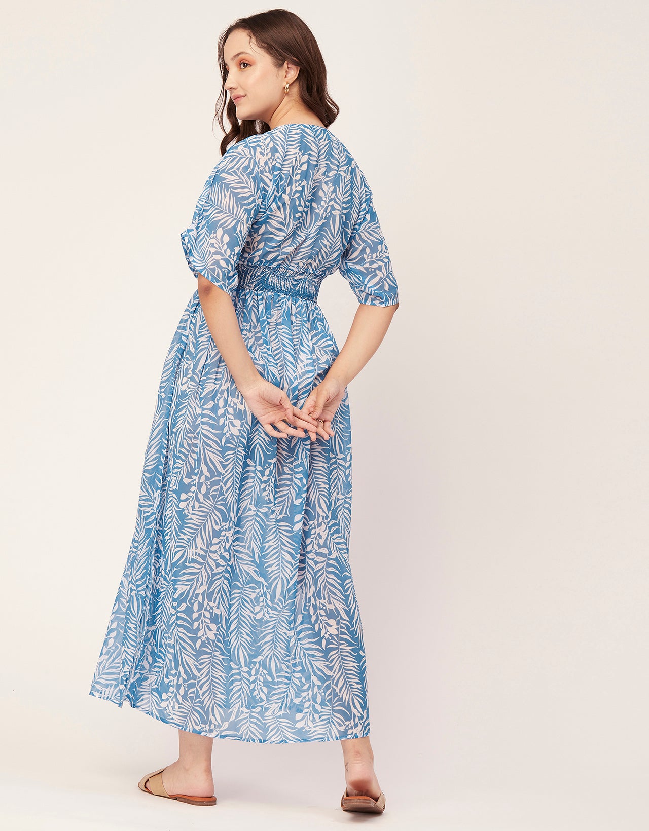 Long Sheer Coverup Dress