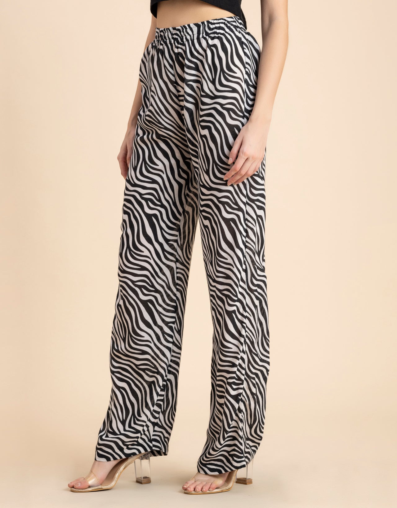 Wide Leg Printed Palazzo Pants