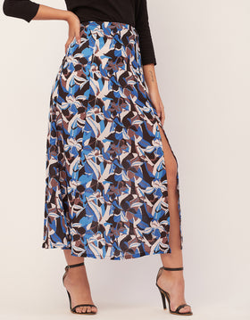 A-Line Skirt, Slit, Midi