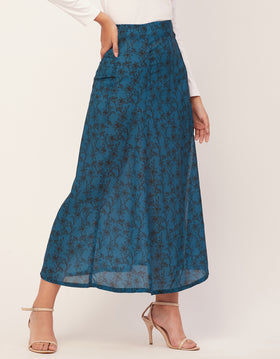 A-Line Skirt, Slit, Midi