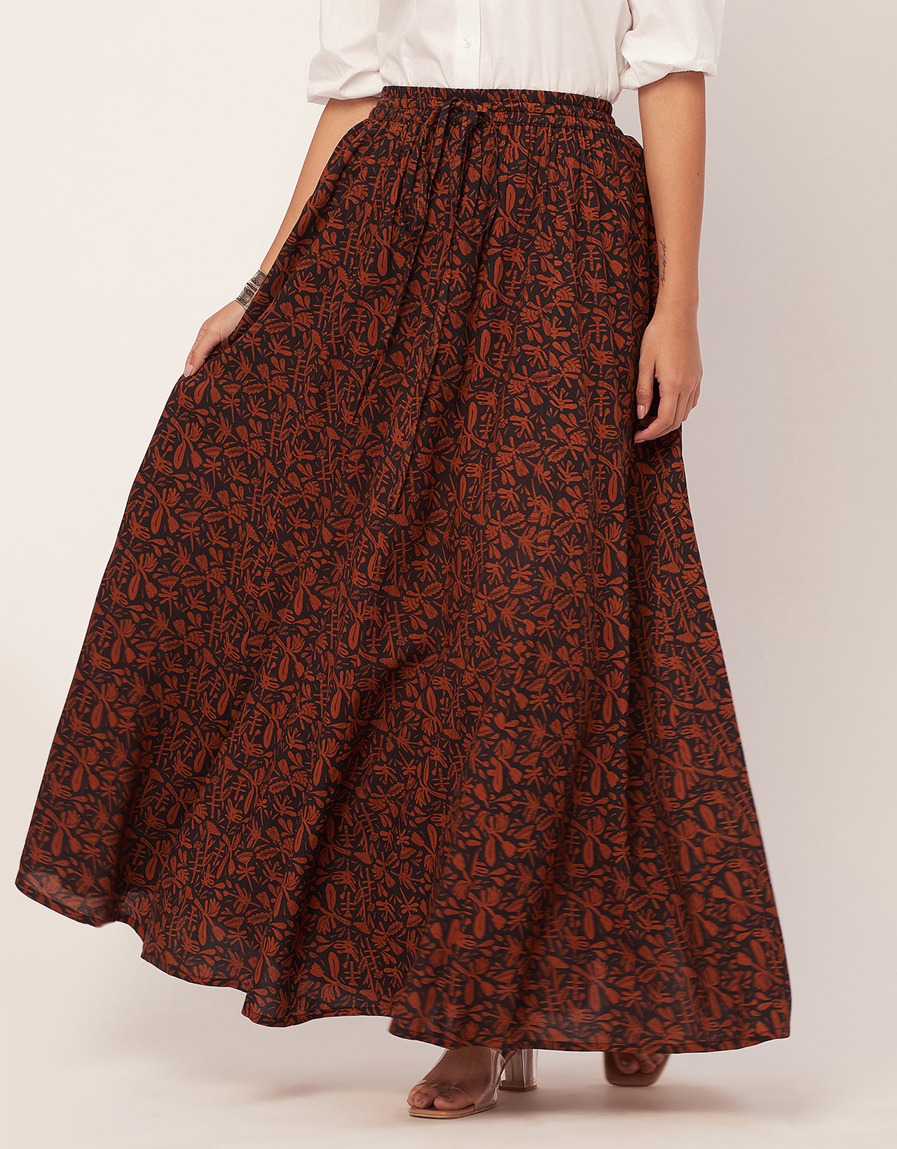 Maxi Skirt, Elastic Waist