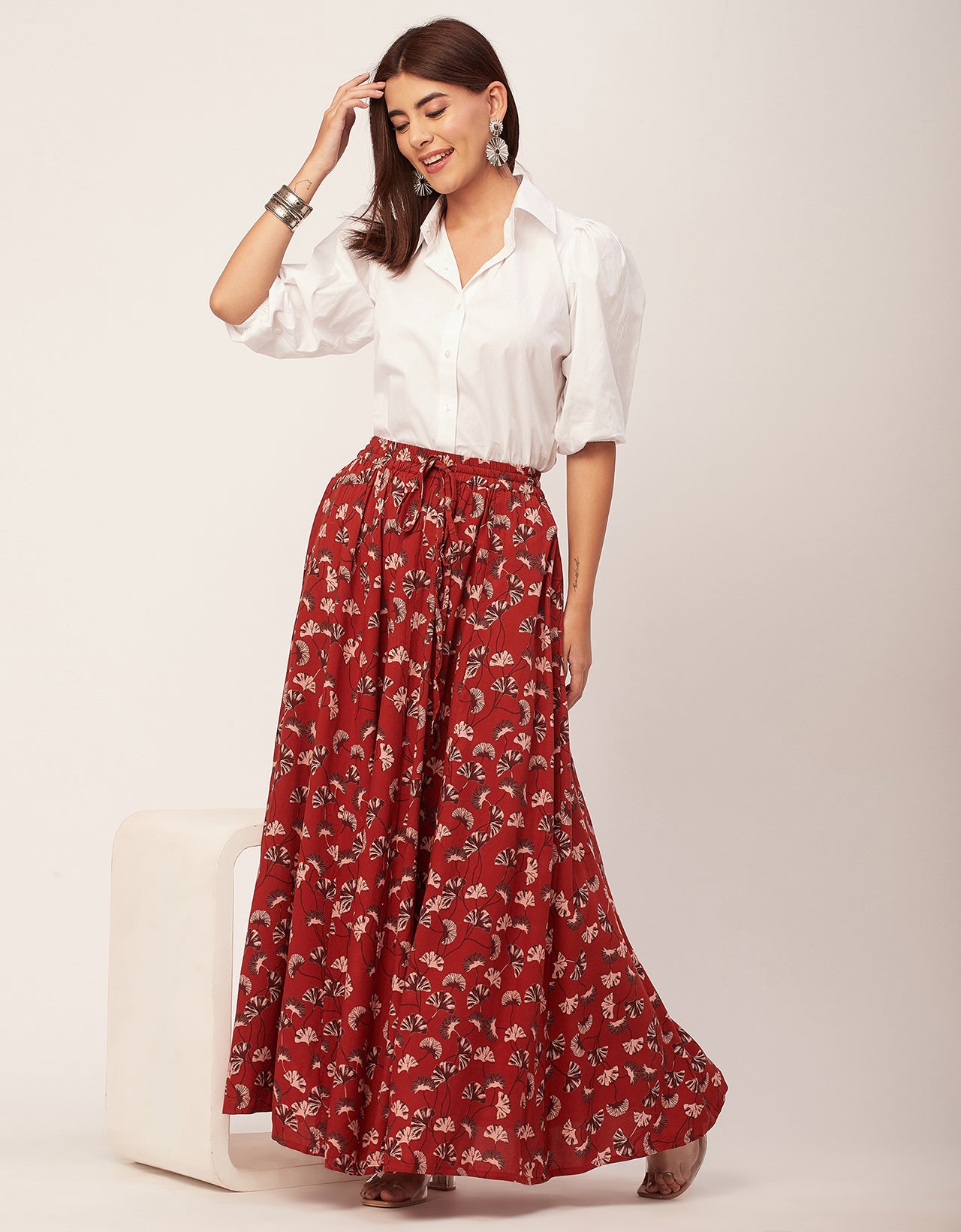 Maxi Skirt, Elastic Waist