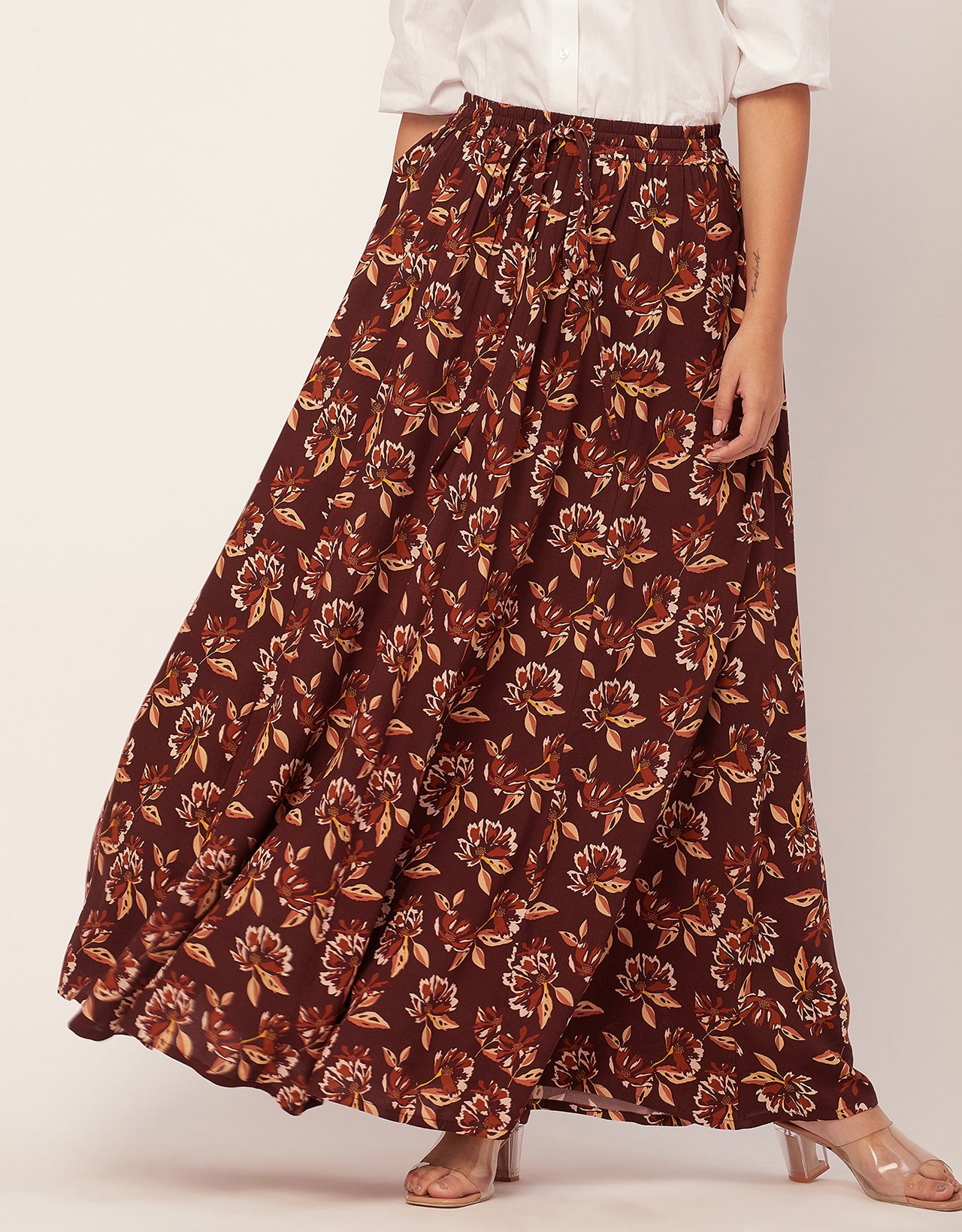 Maxi Skirt, Elastic Waist