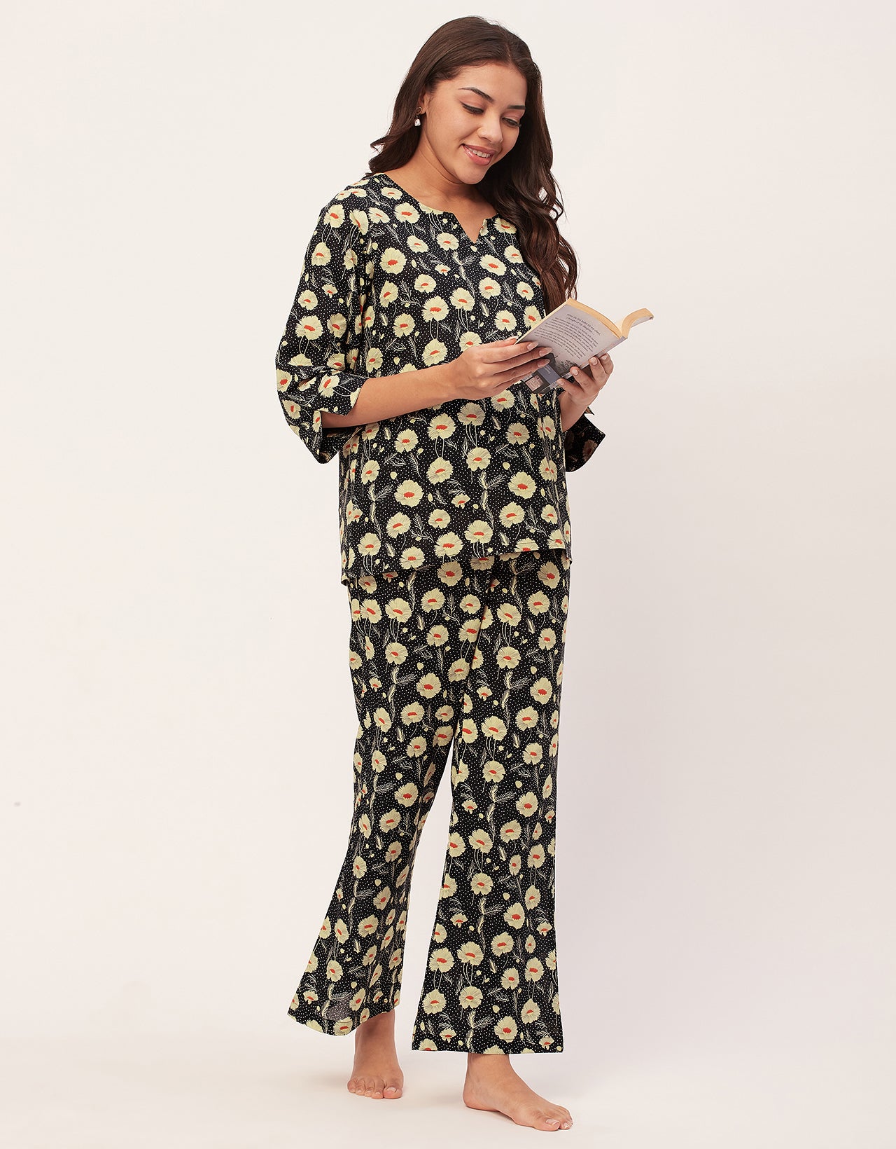 Night Suit, Printed Cotton