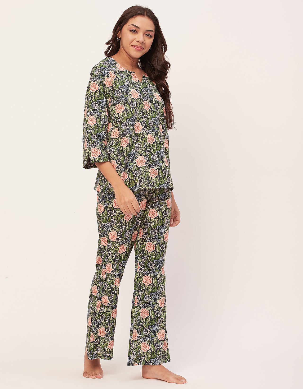 Night Suit, Printed Cotton