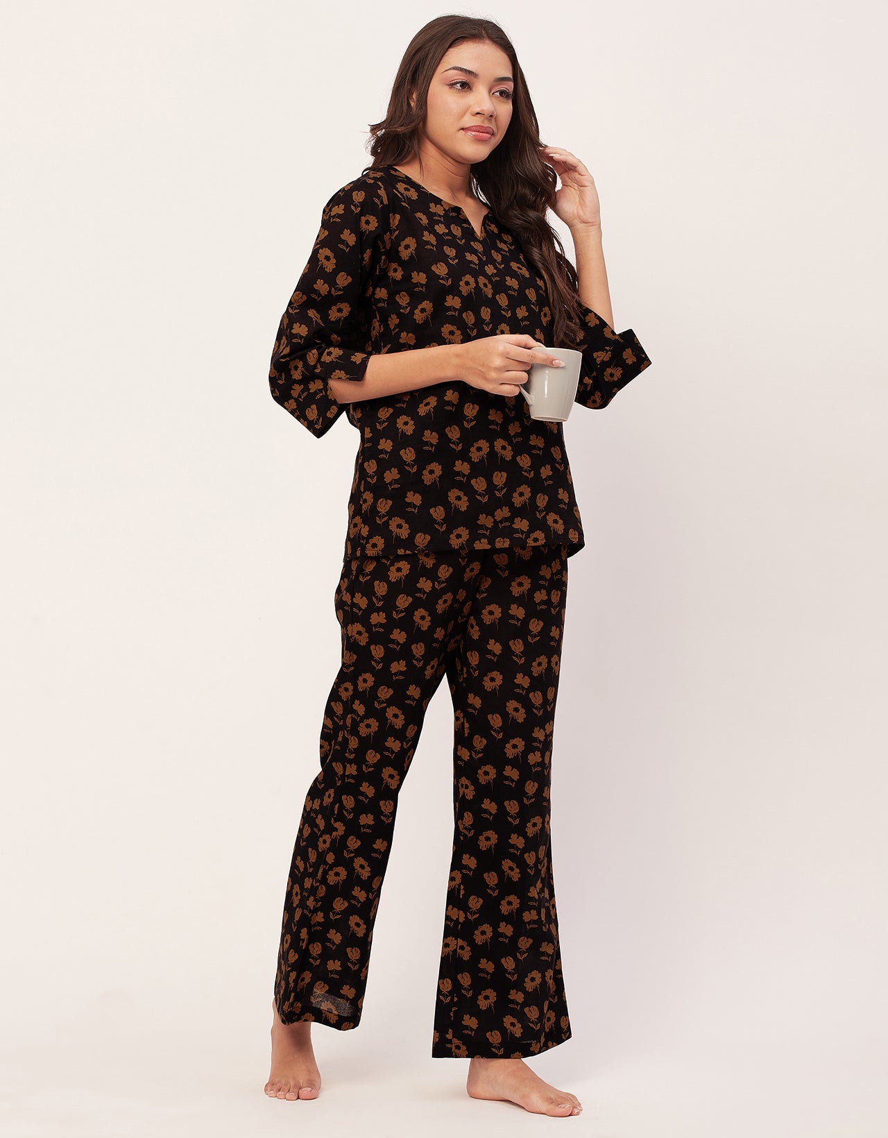Night Suit, Printed Cotton
