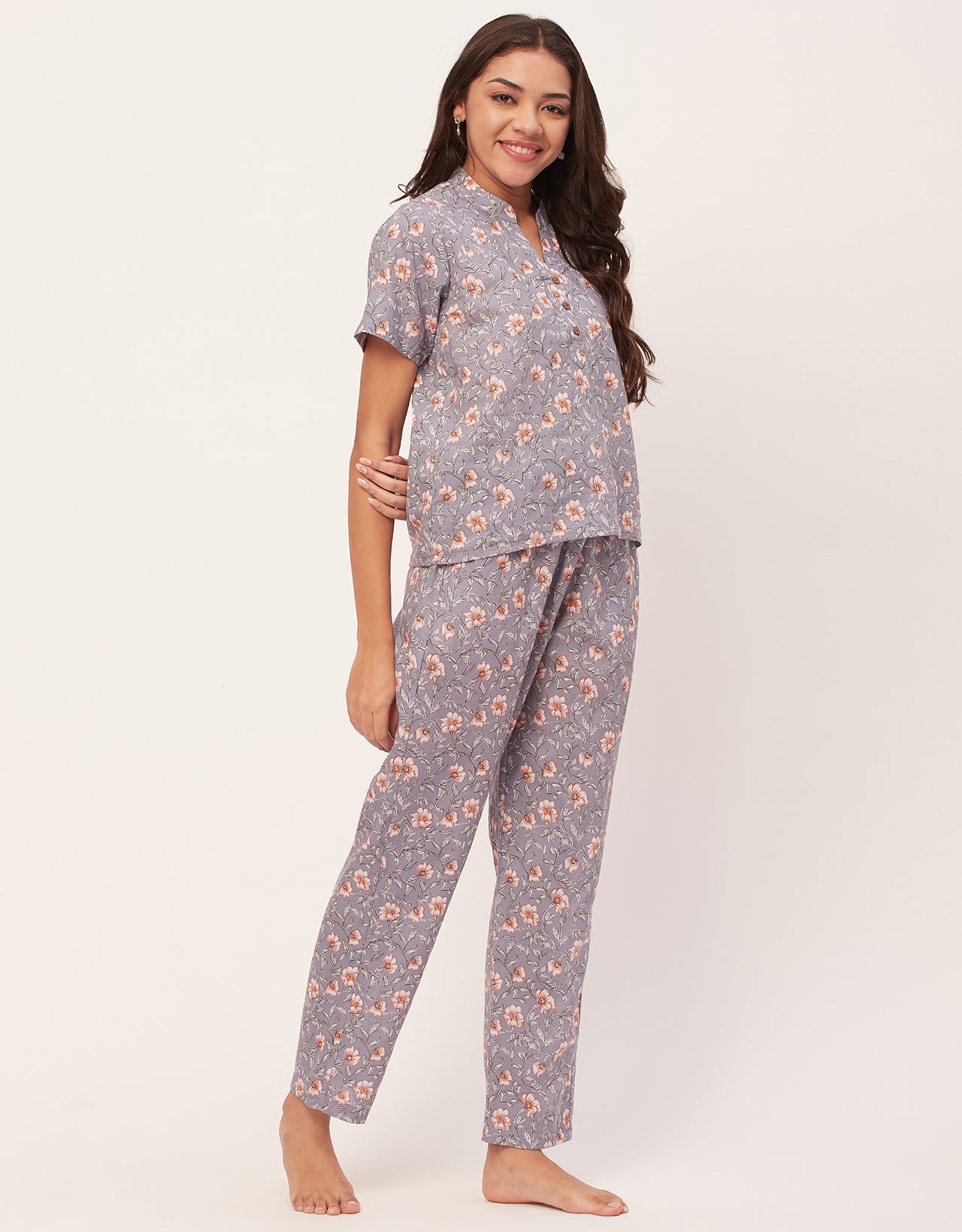 Printed Cotton Night Suits
