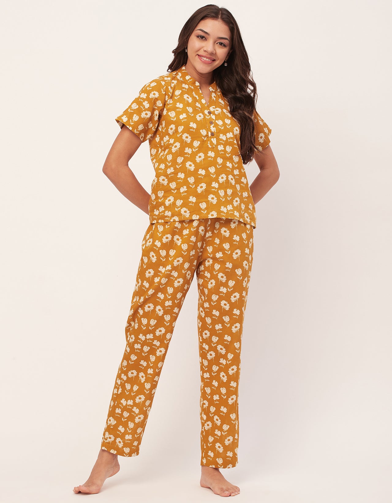 Printed Cotton Night Suits