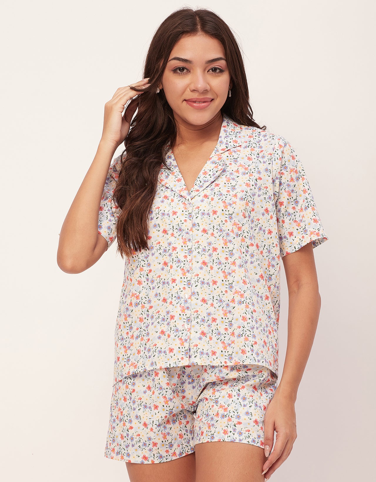 Shirt & Shorts Set, Printed