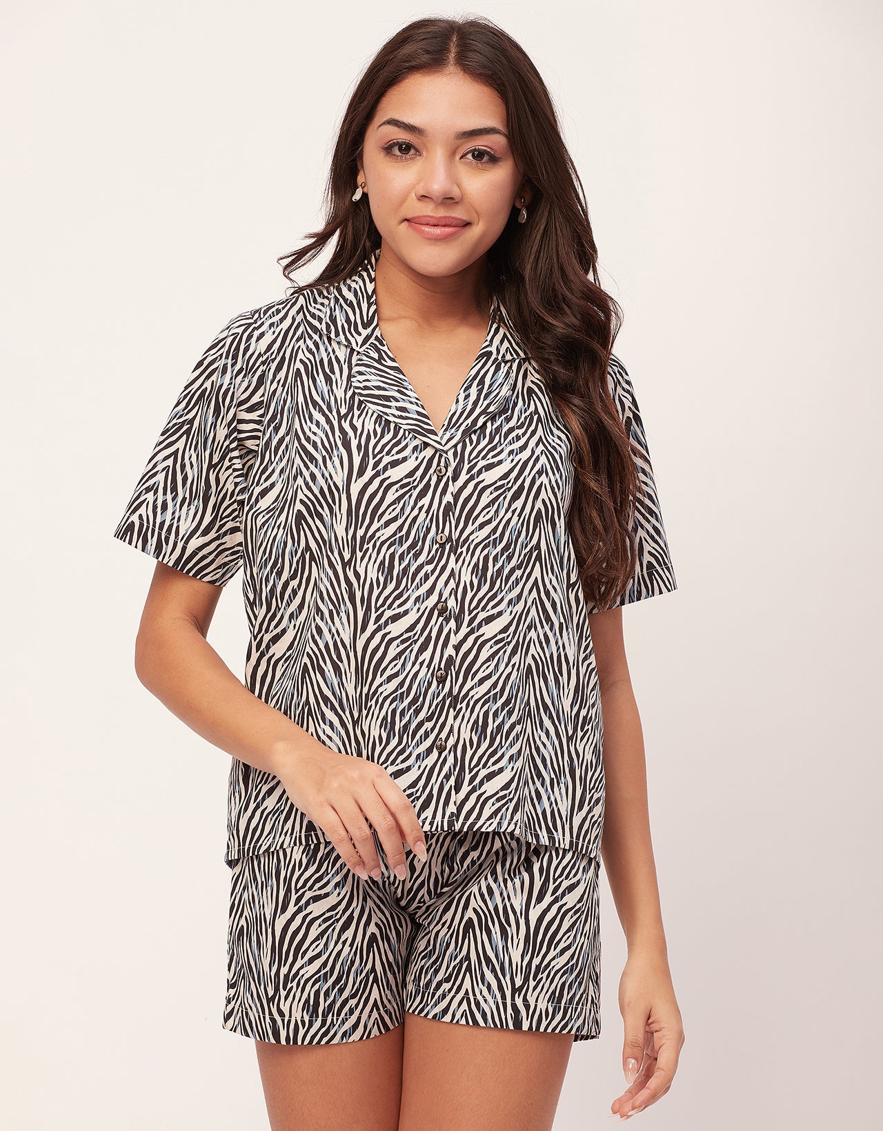 Shirt & Shorts Set, Printed