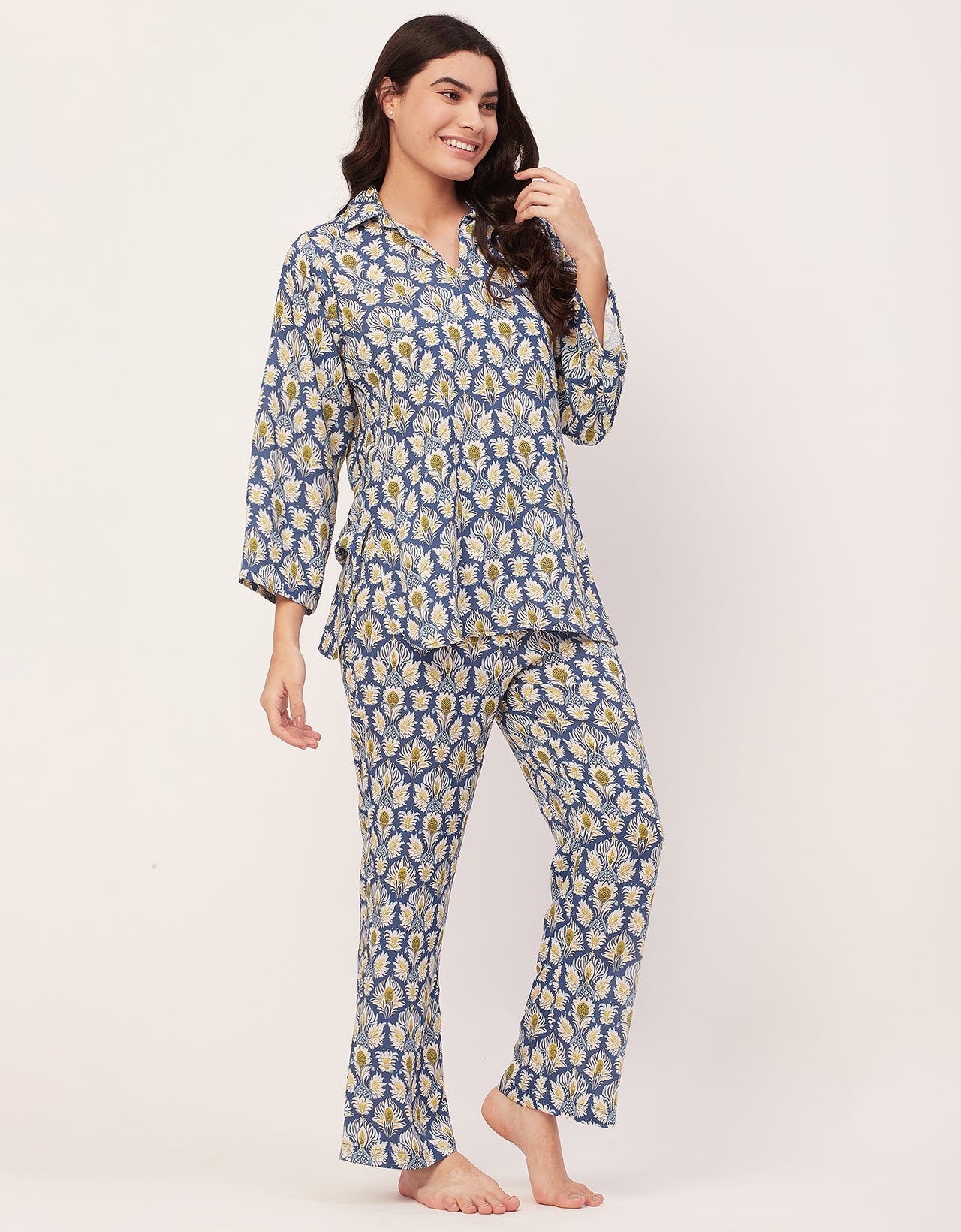 Night Suit, Printed Rayon