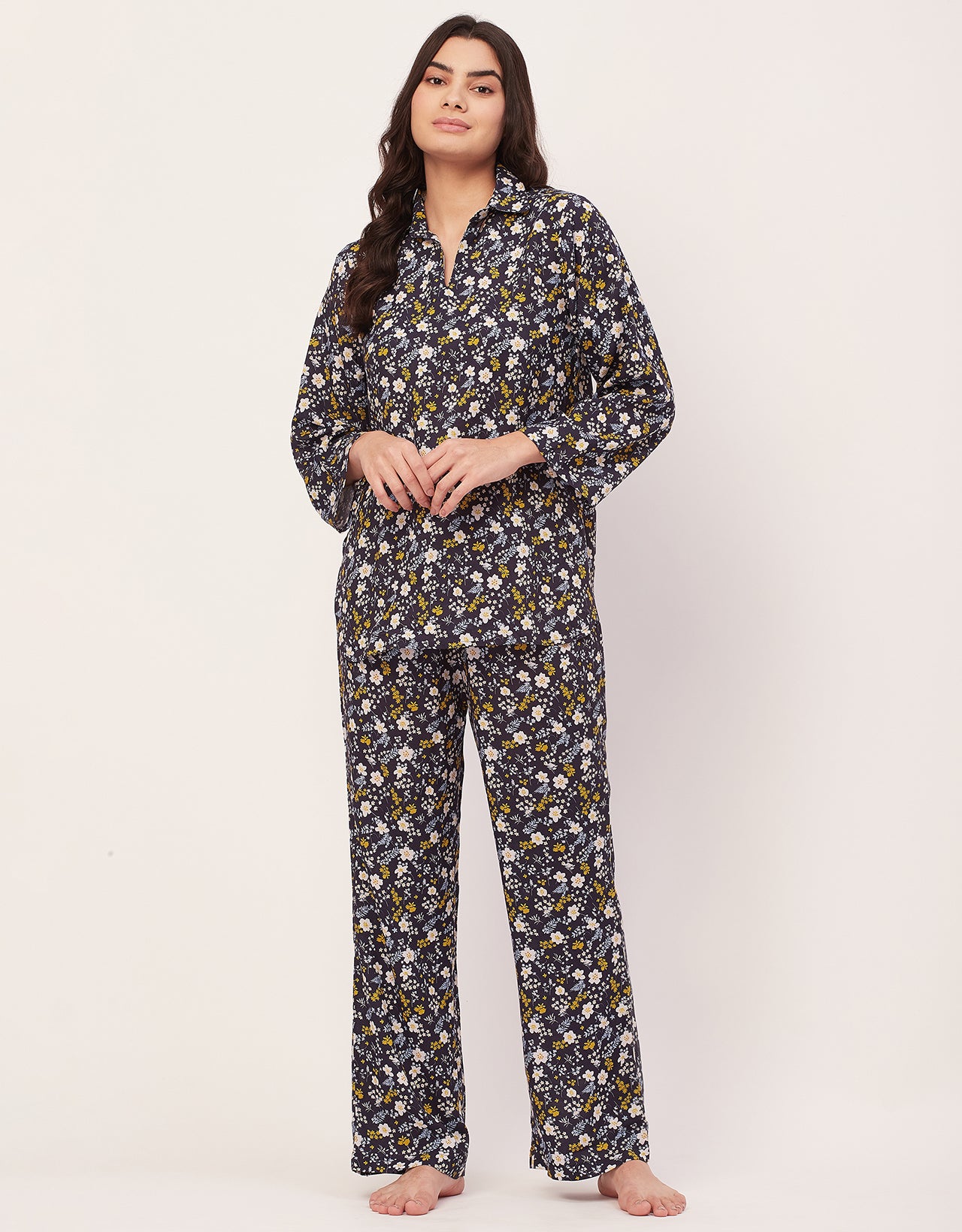 Night Suit, Printed Rayon