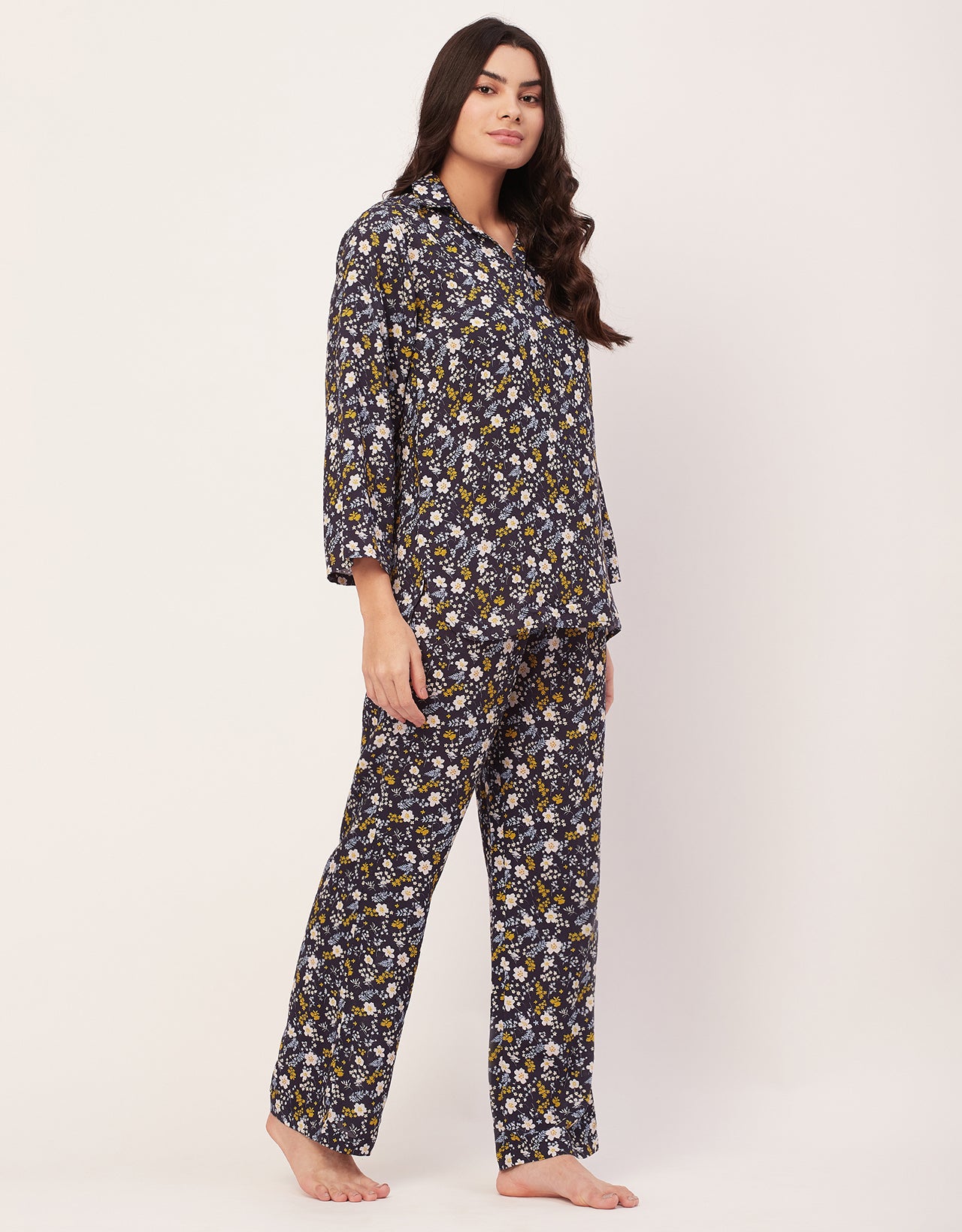 Night Suit, Printed Rayon