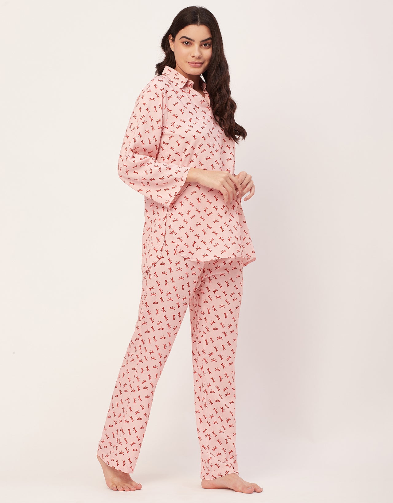 Night Suit, Printed Rayon