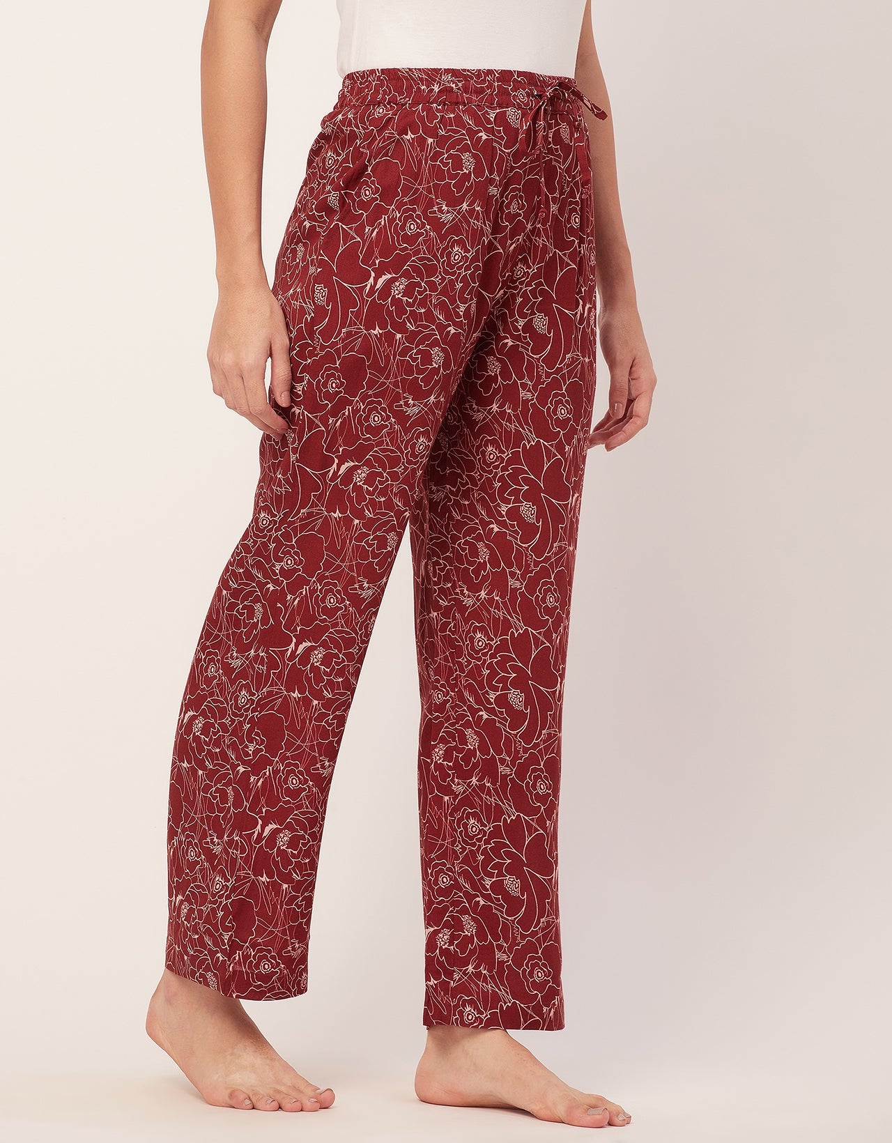 Elastic Waist Pajamas, Printed