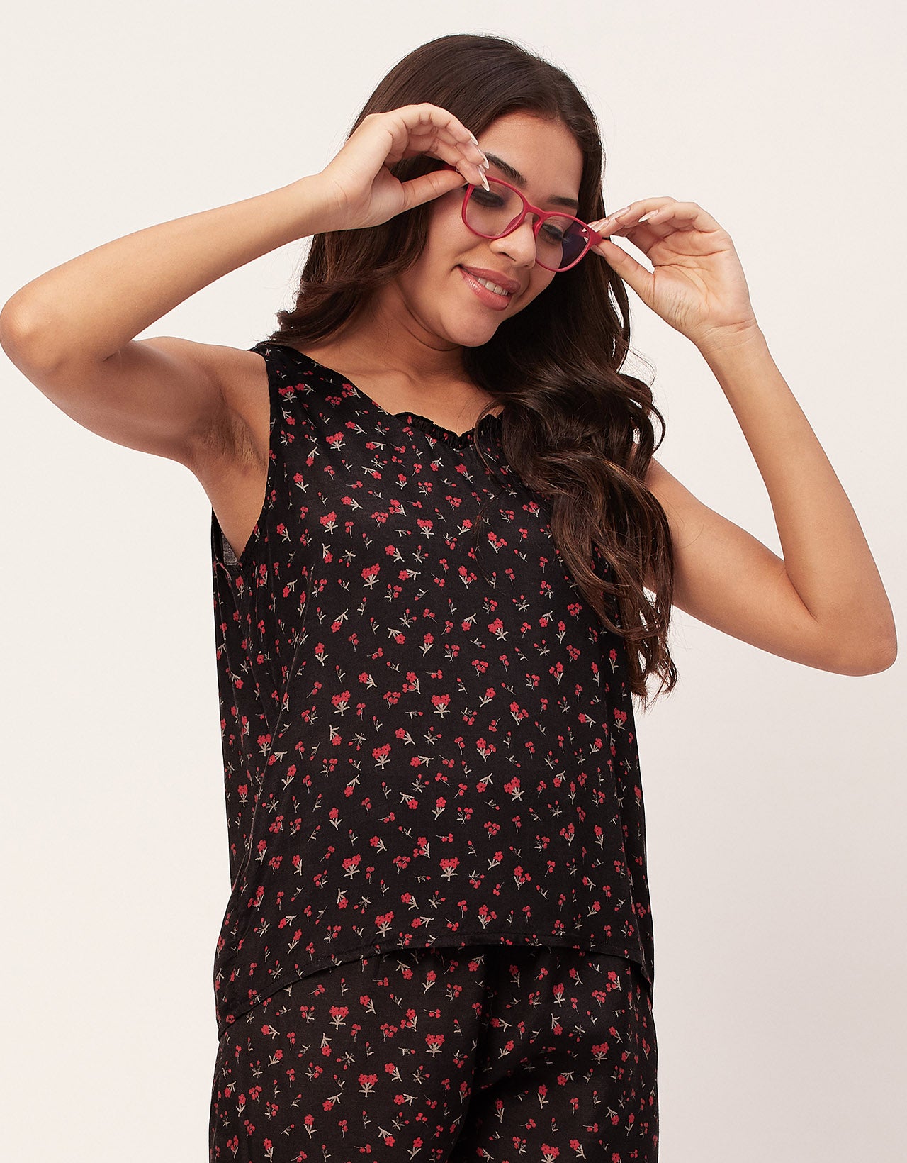 Sleeveless Top Shorts Sets