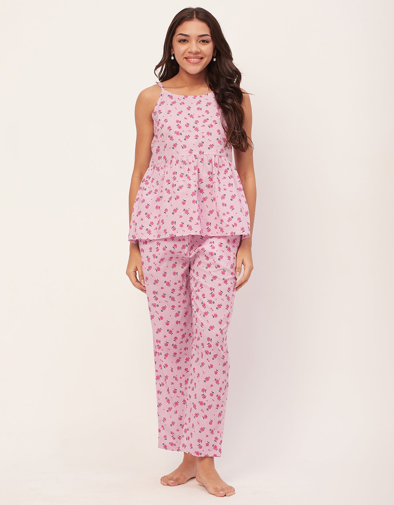Sleeveless Nightsuit Set