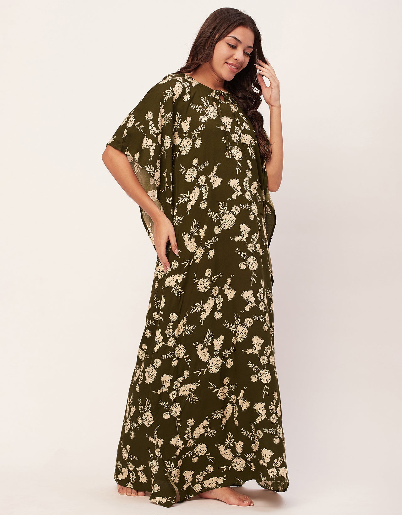 Printed Kaftan Maxi