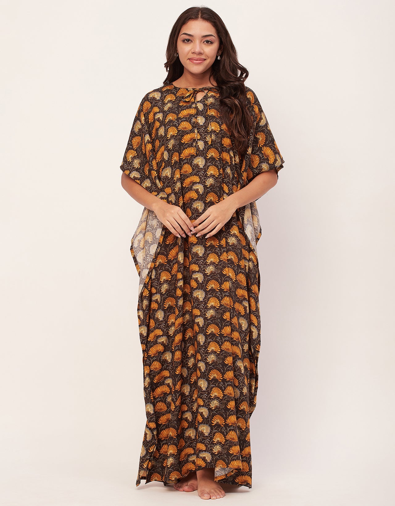 Printed Kaftan Maxi