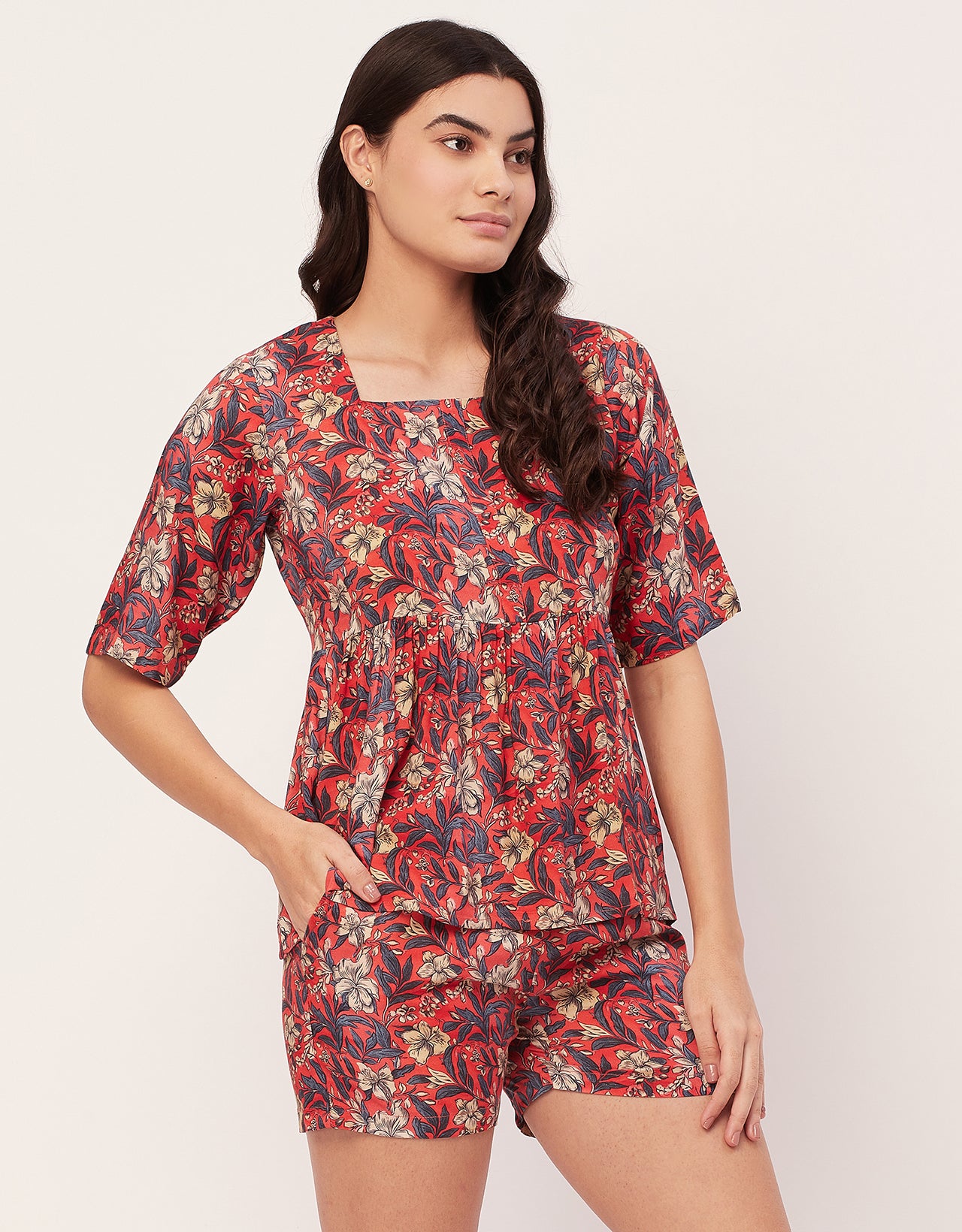 Top & Shorts Lounge Set