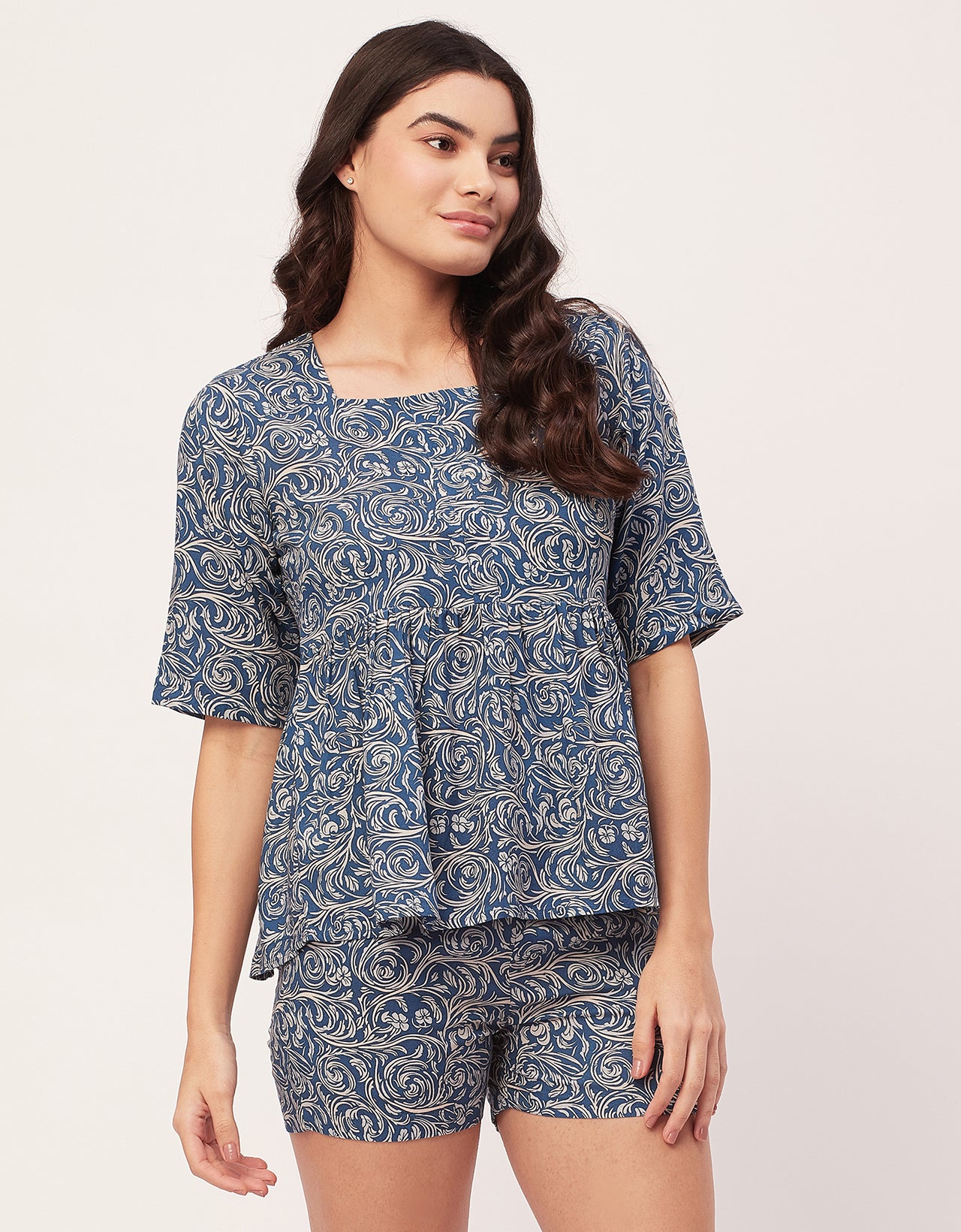 Top & Shorts Lounge Set