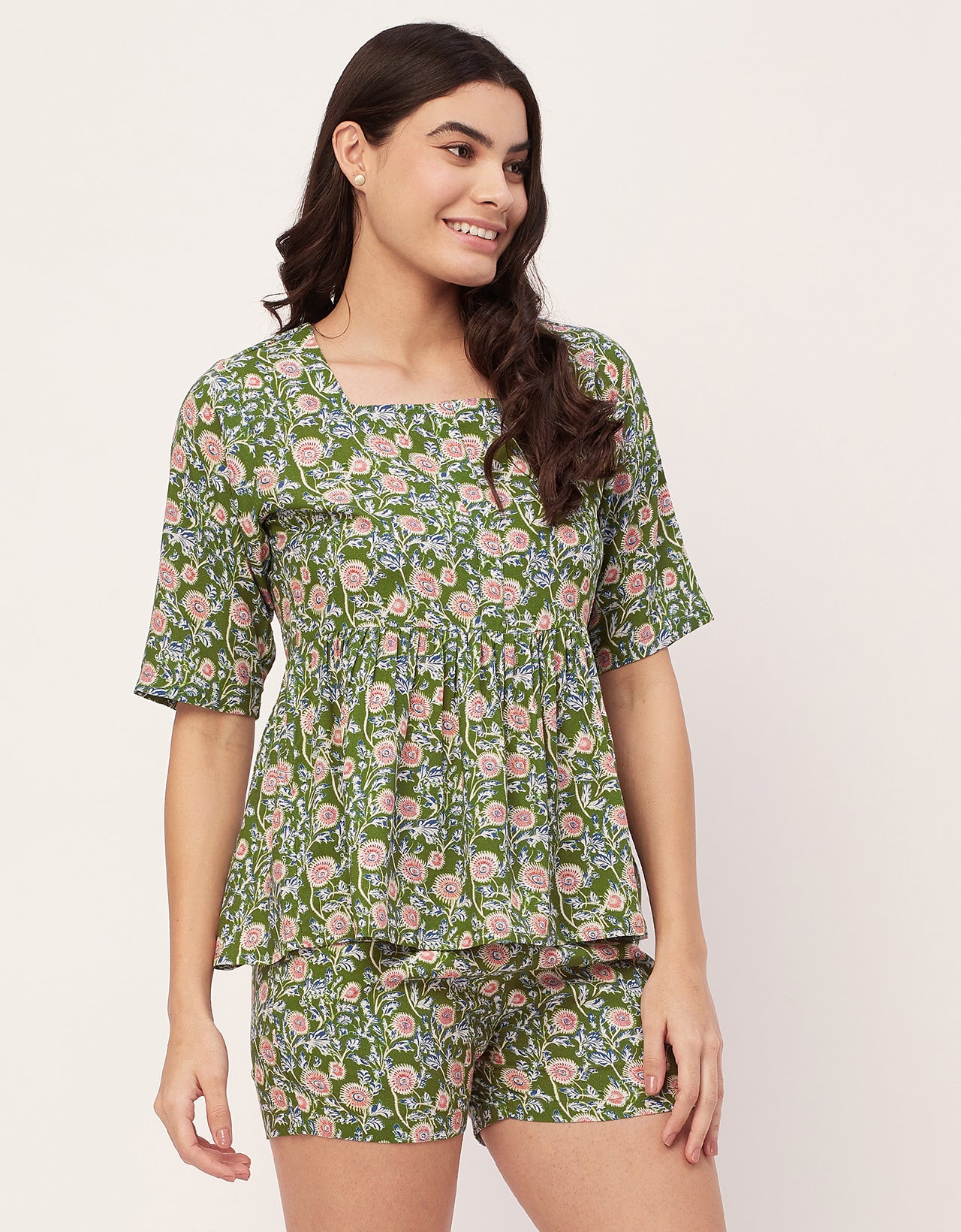 Top & Shorts Lounge Set