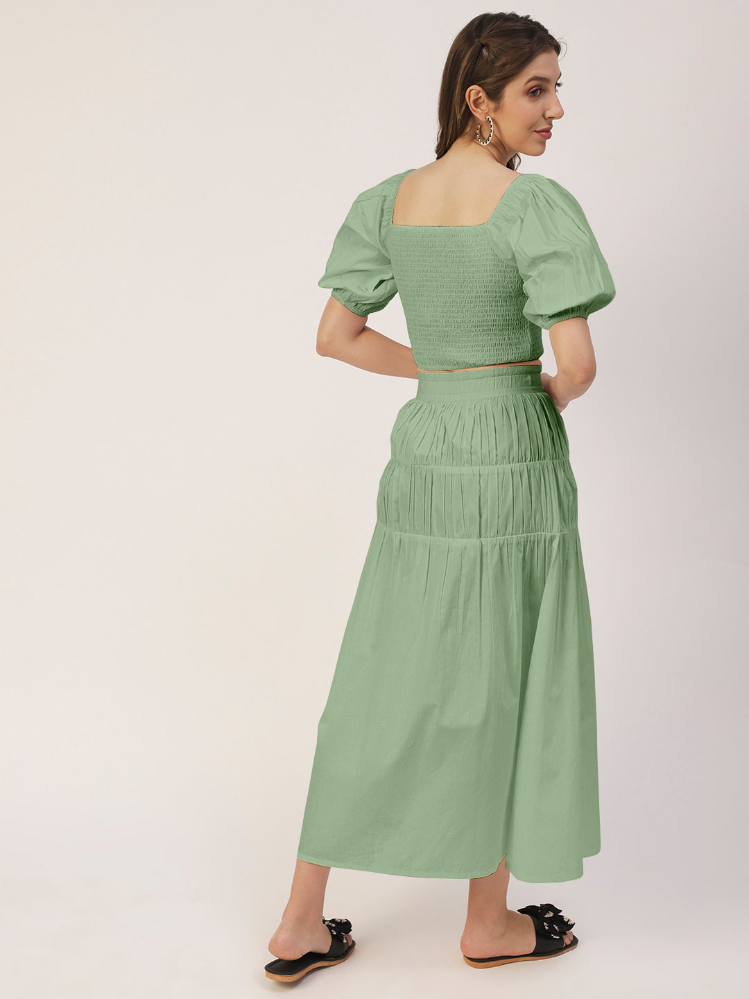 Summer 2 Pcs Skirt Top Set