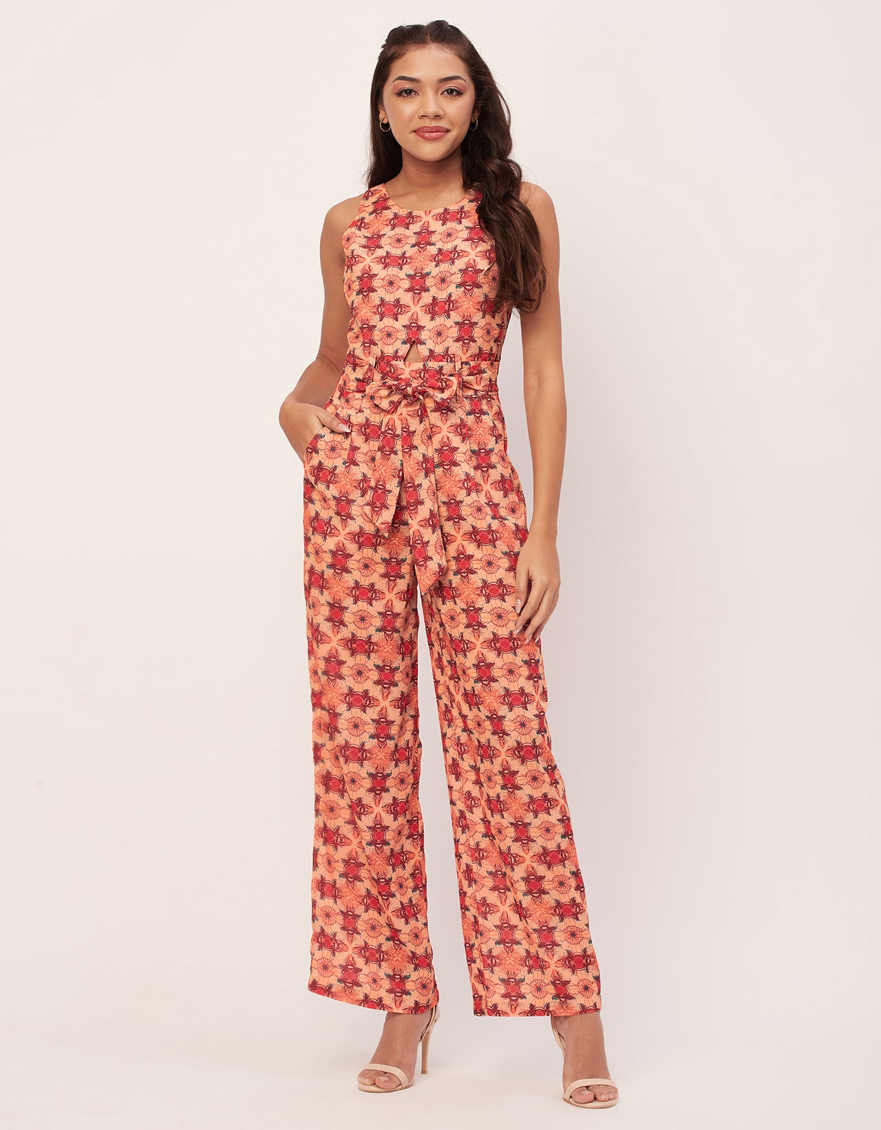 Printed Jumpsuits, Sleeveless