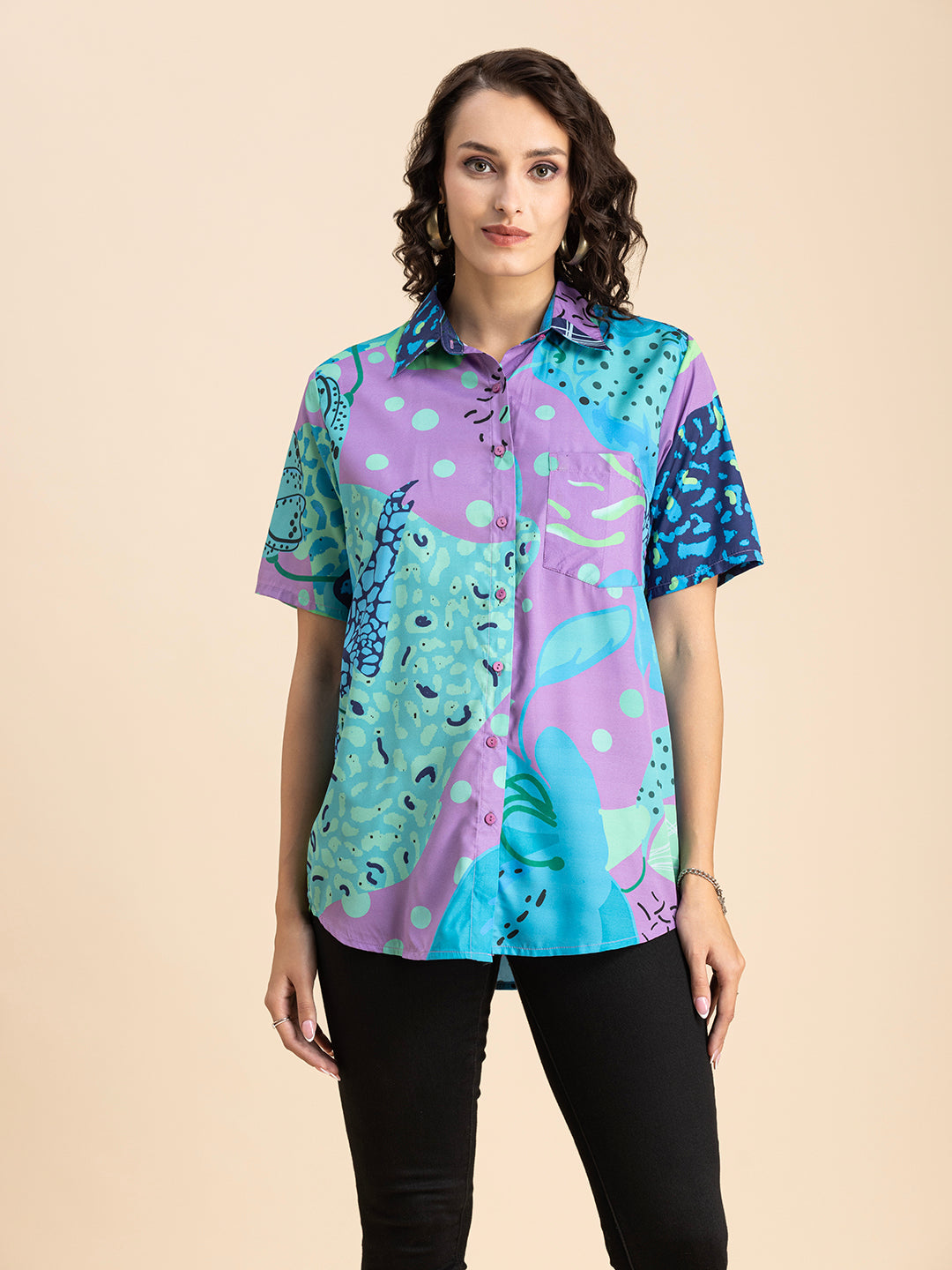 Tropical Long Shirts, Short Sleeve