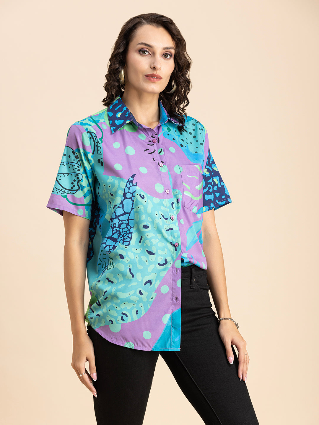 Tropical Long Shirts, Short Sleeve