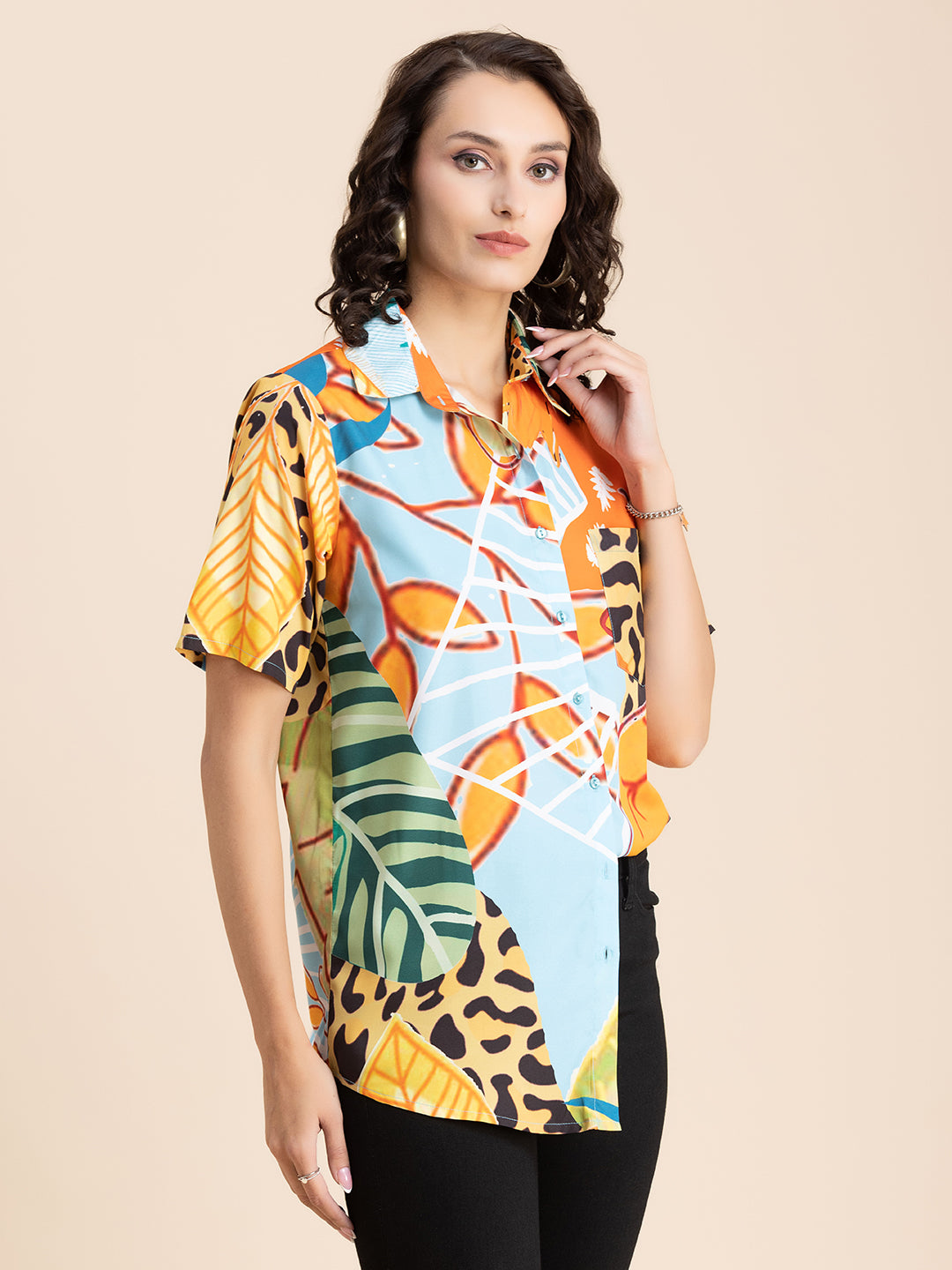 Tropical Long Shirts, Short Sleeve
