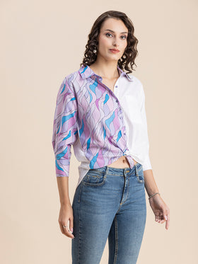 full sleeve womens designer shirt