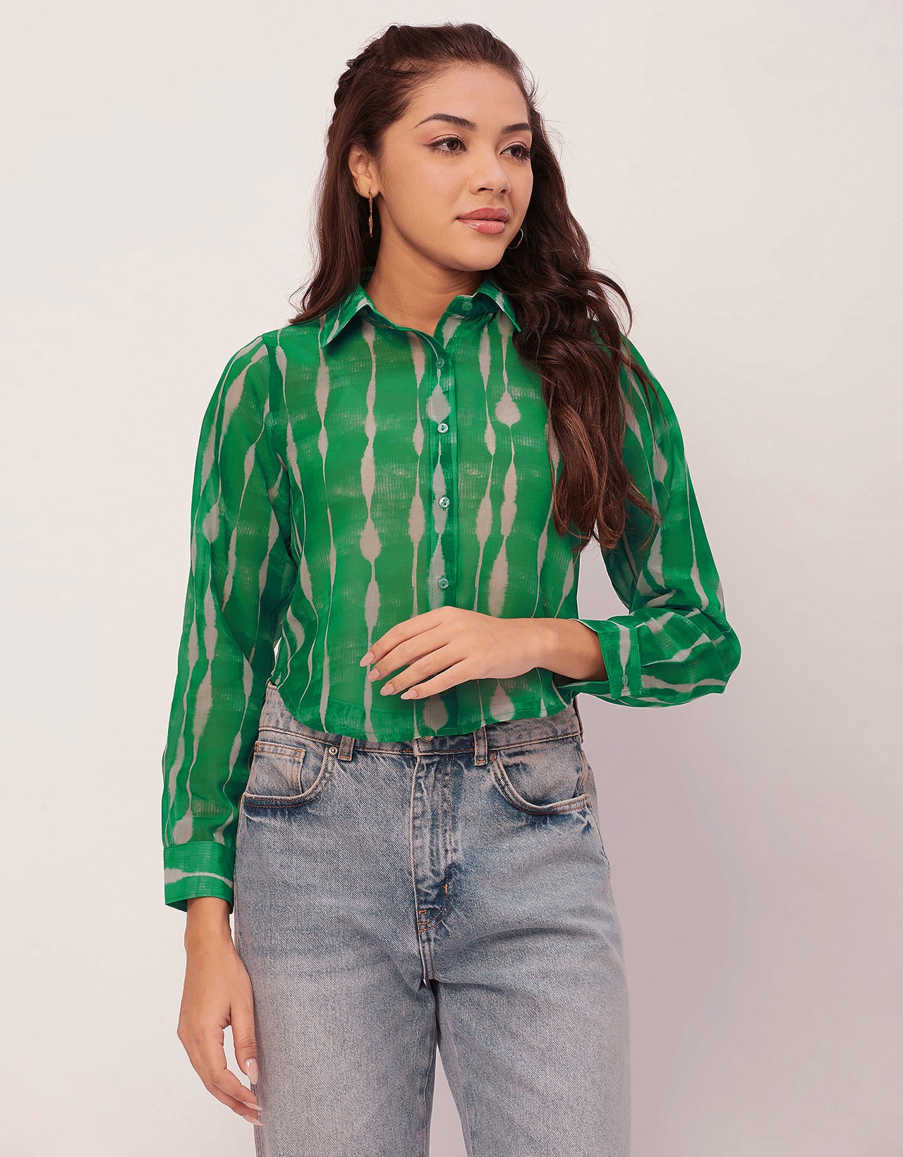 Green Sheer shirt
