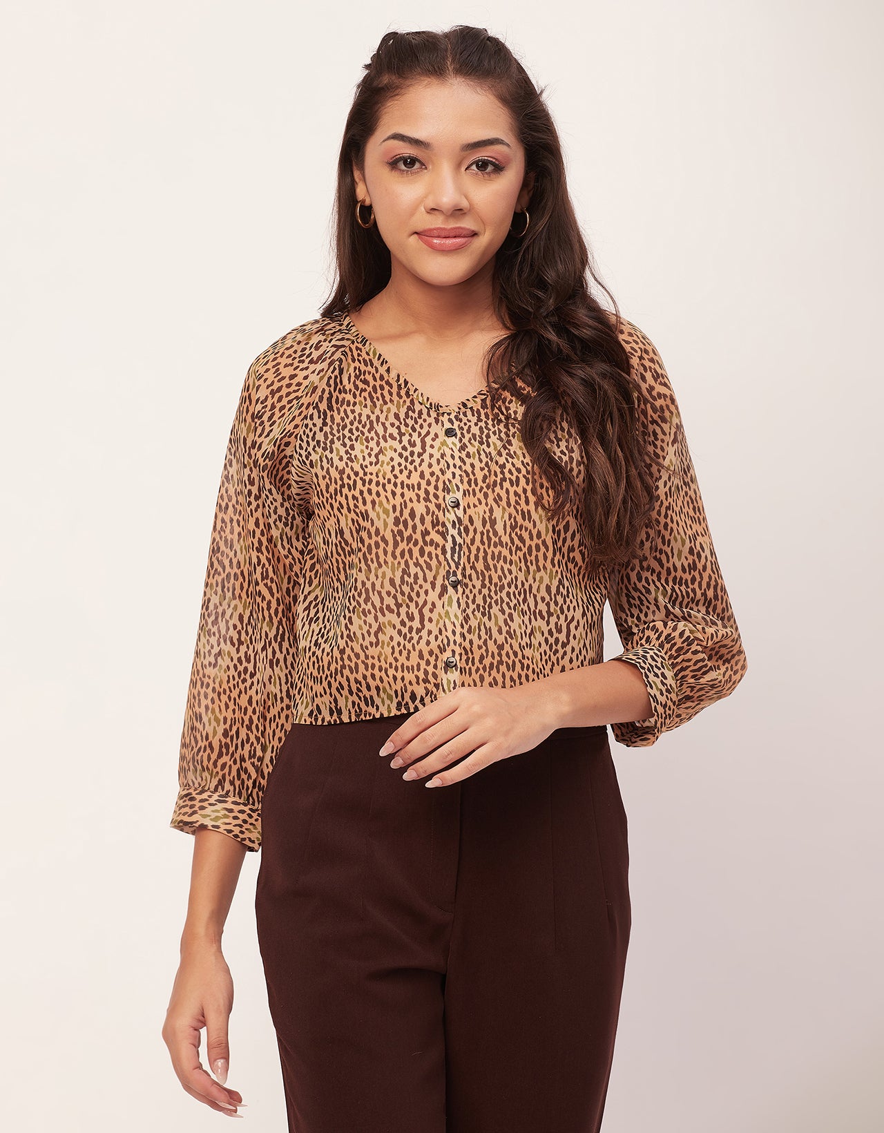 V-Neck Summer Tunic Shirt