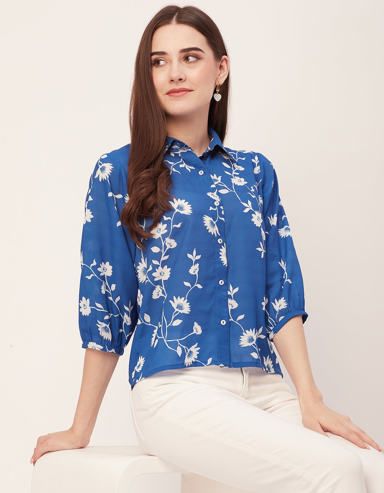 Printed Casual Chic Shirt