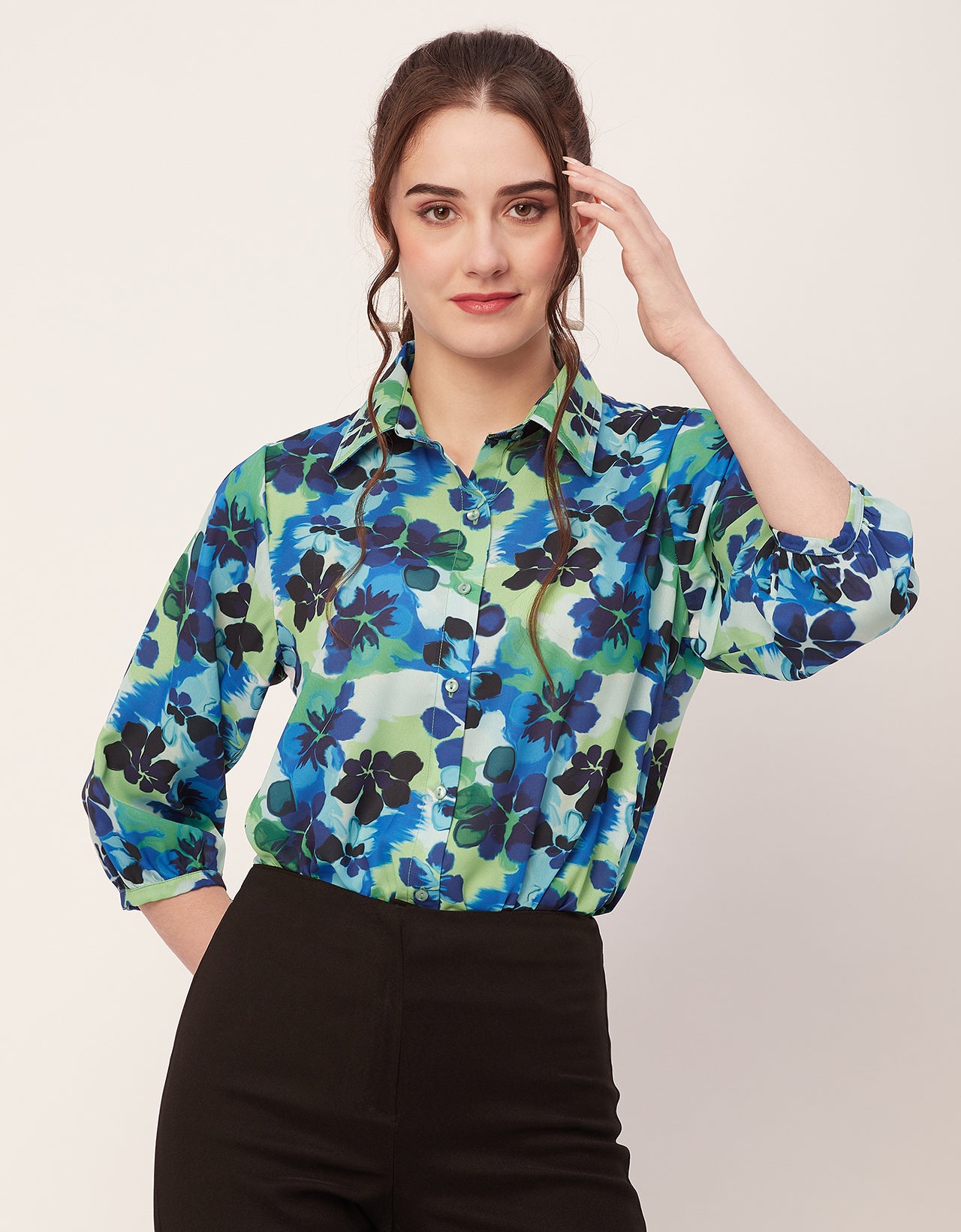 Printed Casual Chic Shirt