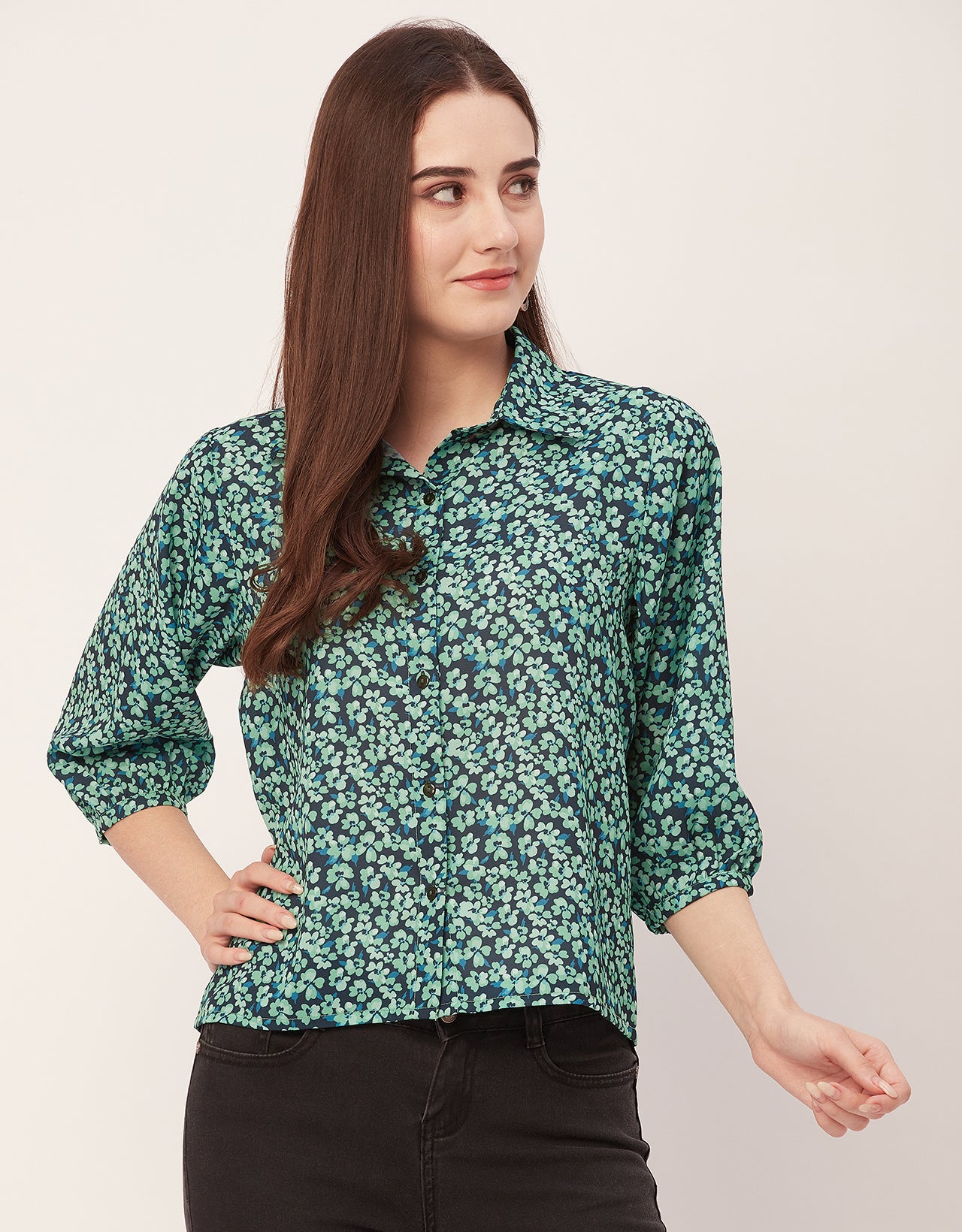 Printed Casual Chic Shirt