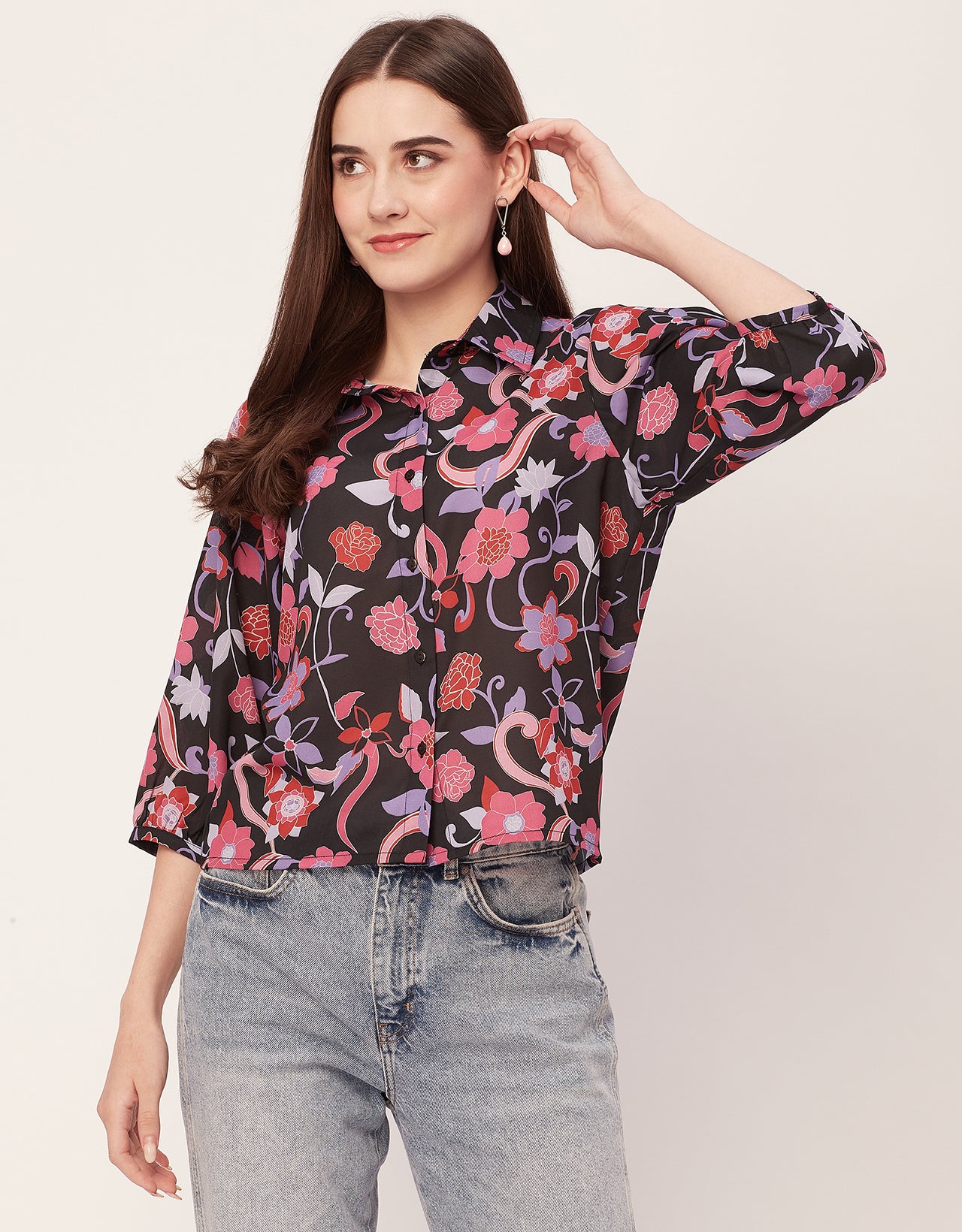 Printed Casual Chic Shirt