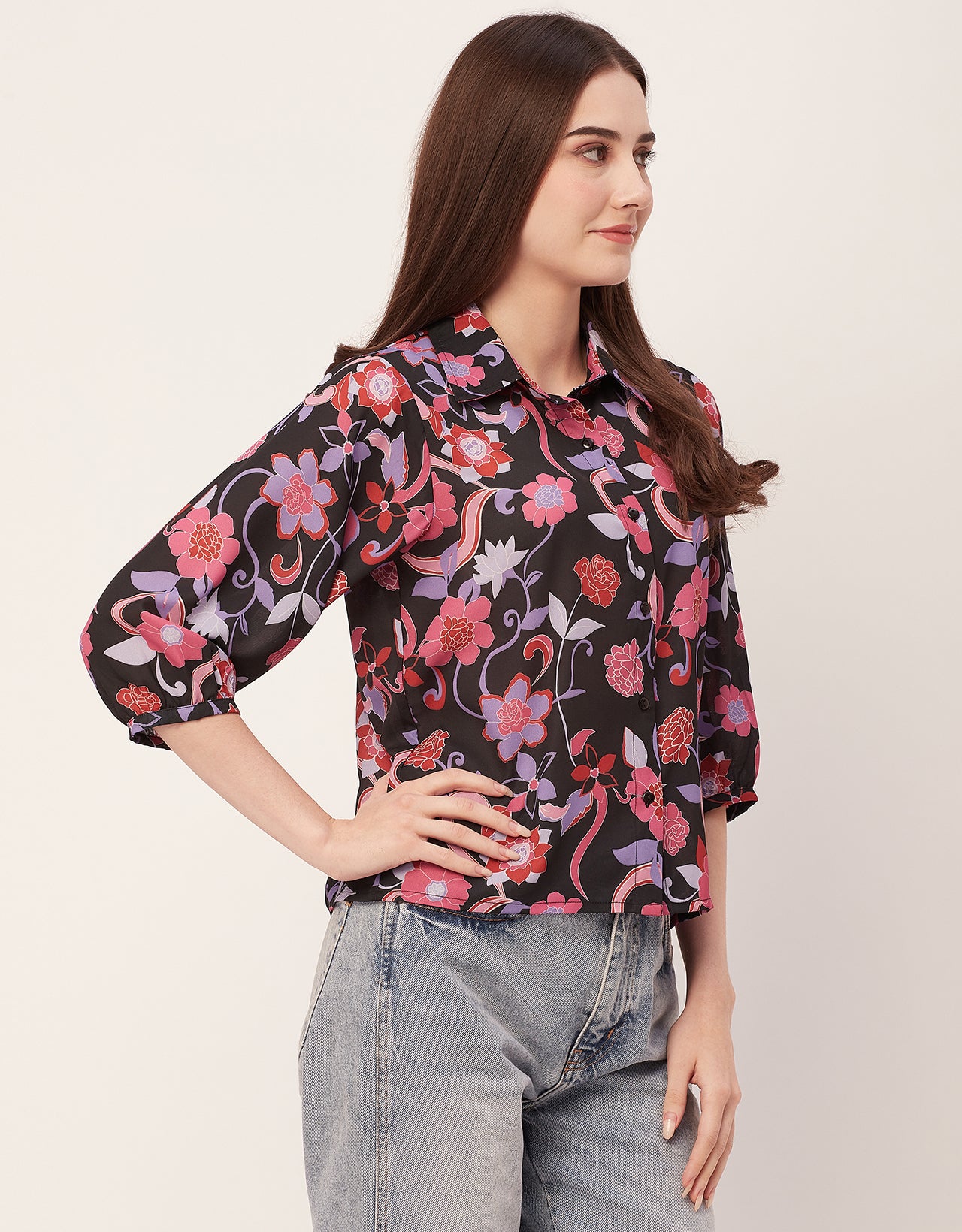 Printed Casual Chic Shirt