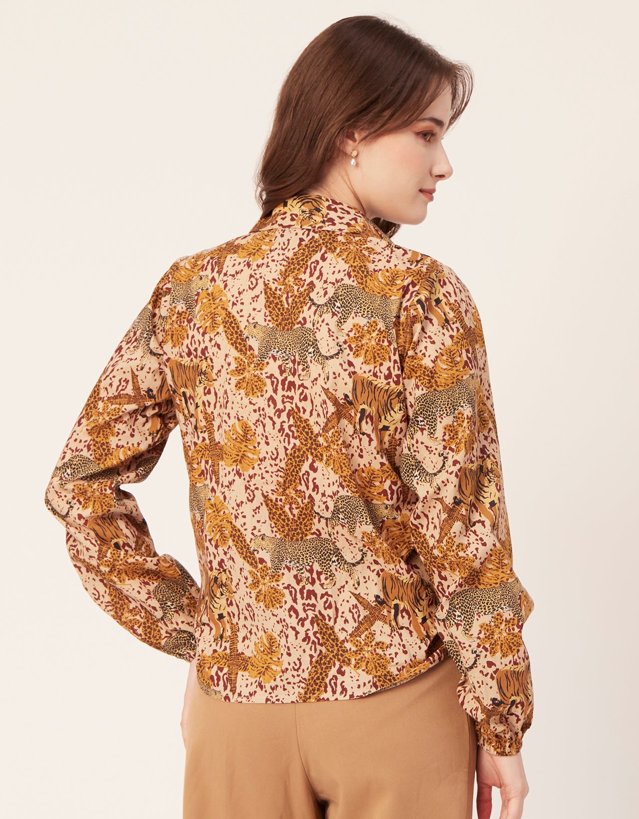 Full Sleeve Knot Crop Top