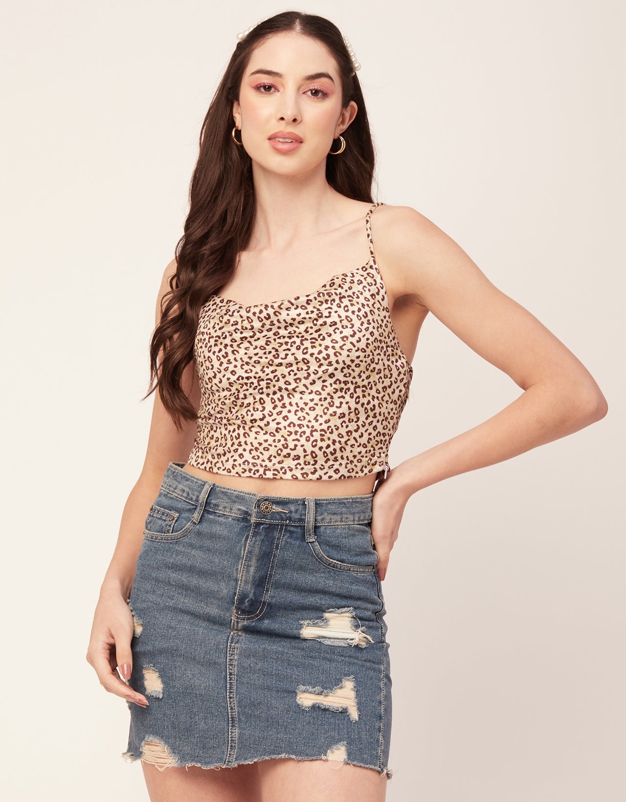 Velvet Crop Top, Sweetheart