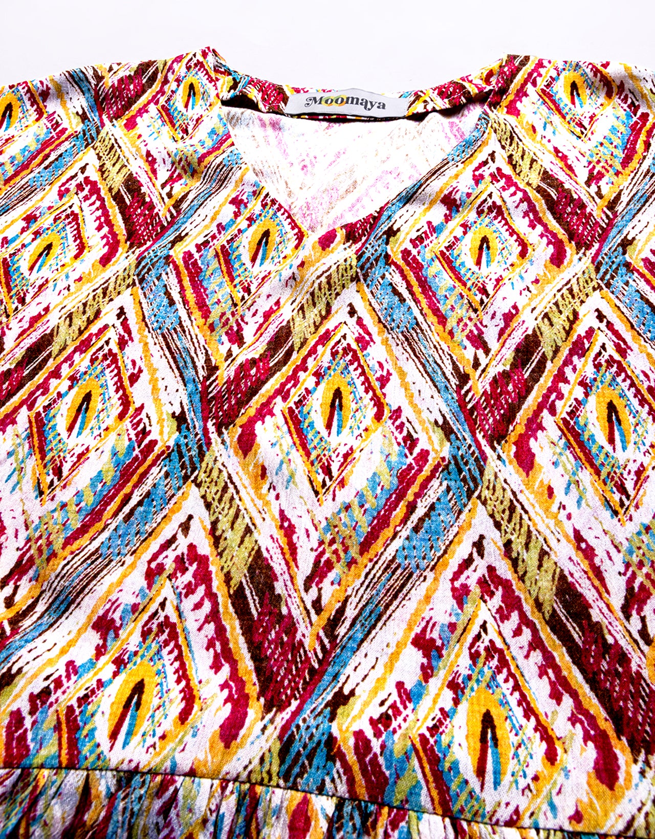 Printed Viscose Loose-Fit Top